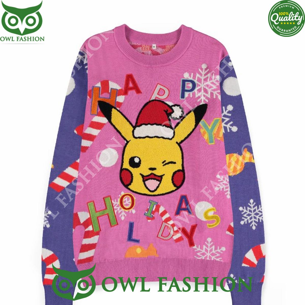 Pokemon Pikachu Christmas Hat Ugly Christmas Sweater Jumper