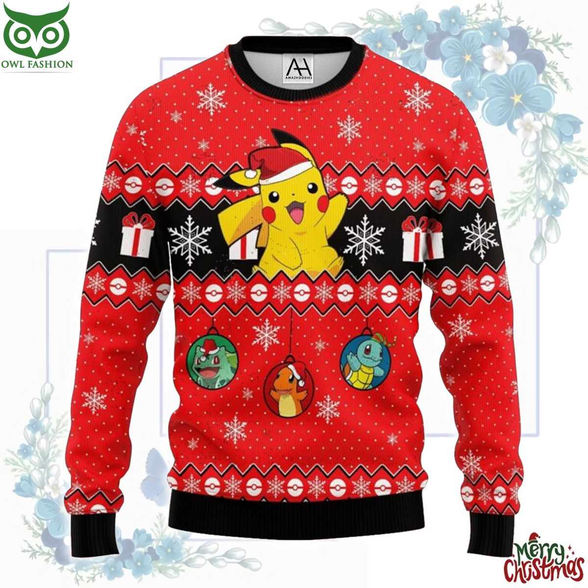 Pokemon Pikachu Premium Ugly Christmas Sweater