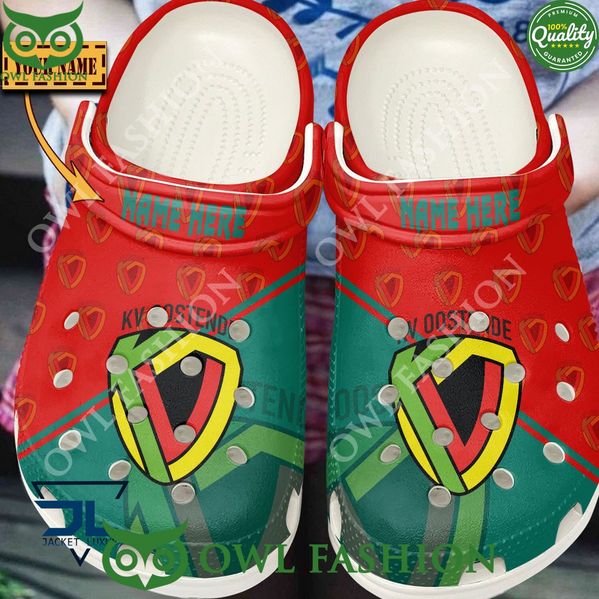 Pro League KV Oostende Football Team Personalized Crocs