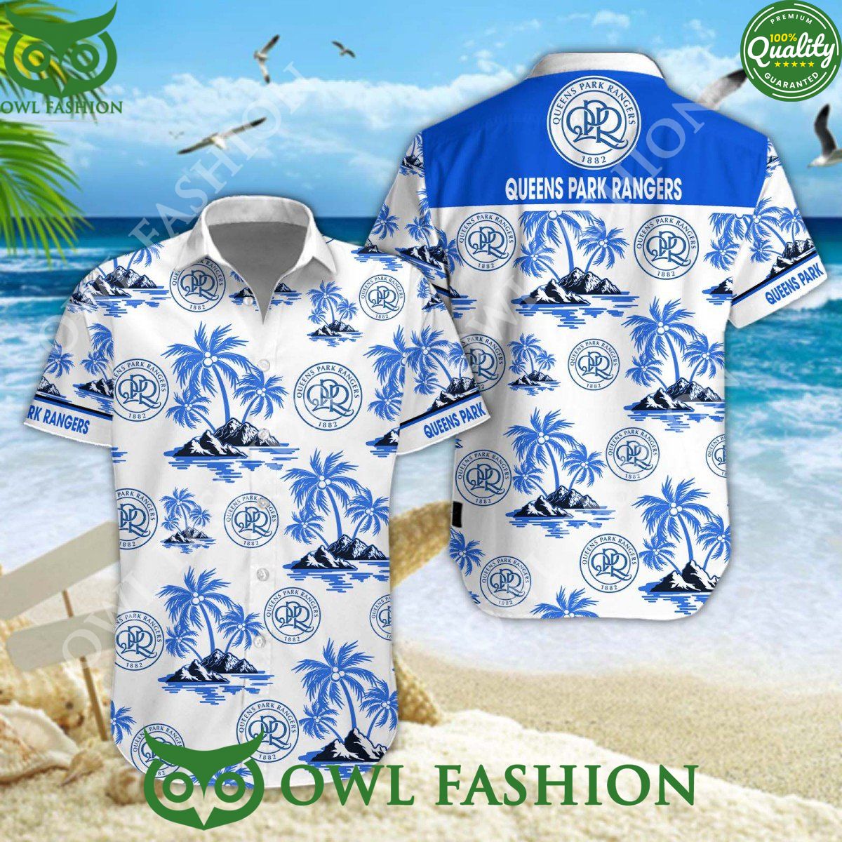 Queens Park Rangers Summer Vibe 2024 EFL Hawaiian Shirt