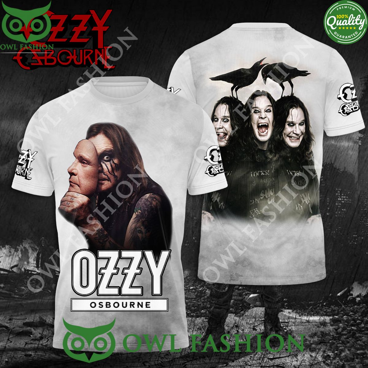 Rock Metal Band Ozzy Osbourne Limited 3D Tshirt Hoodie
