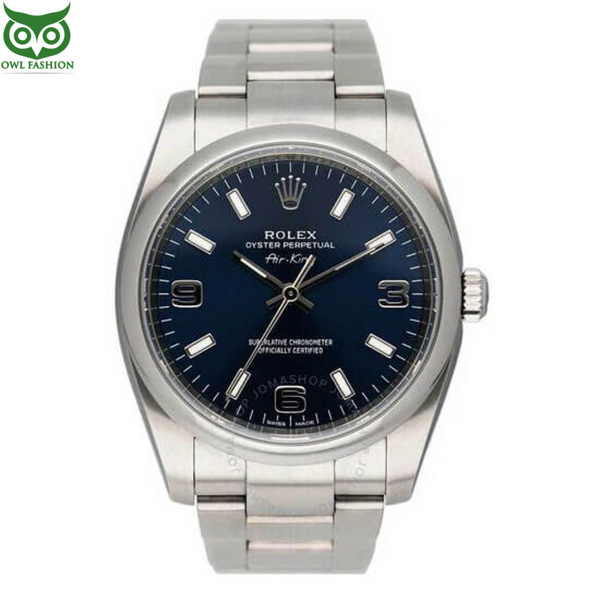 Rolex Air-King Automatic Chronometer Blue Dial Men's Watch