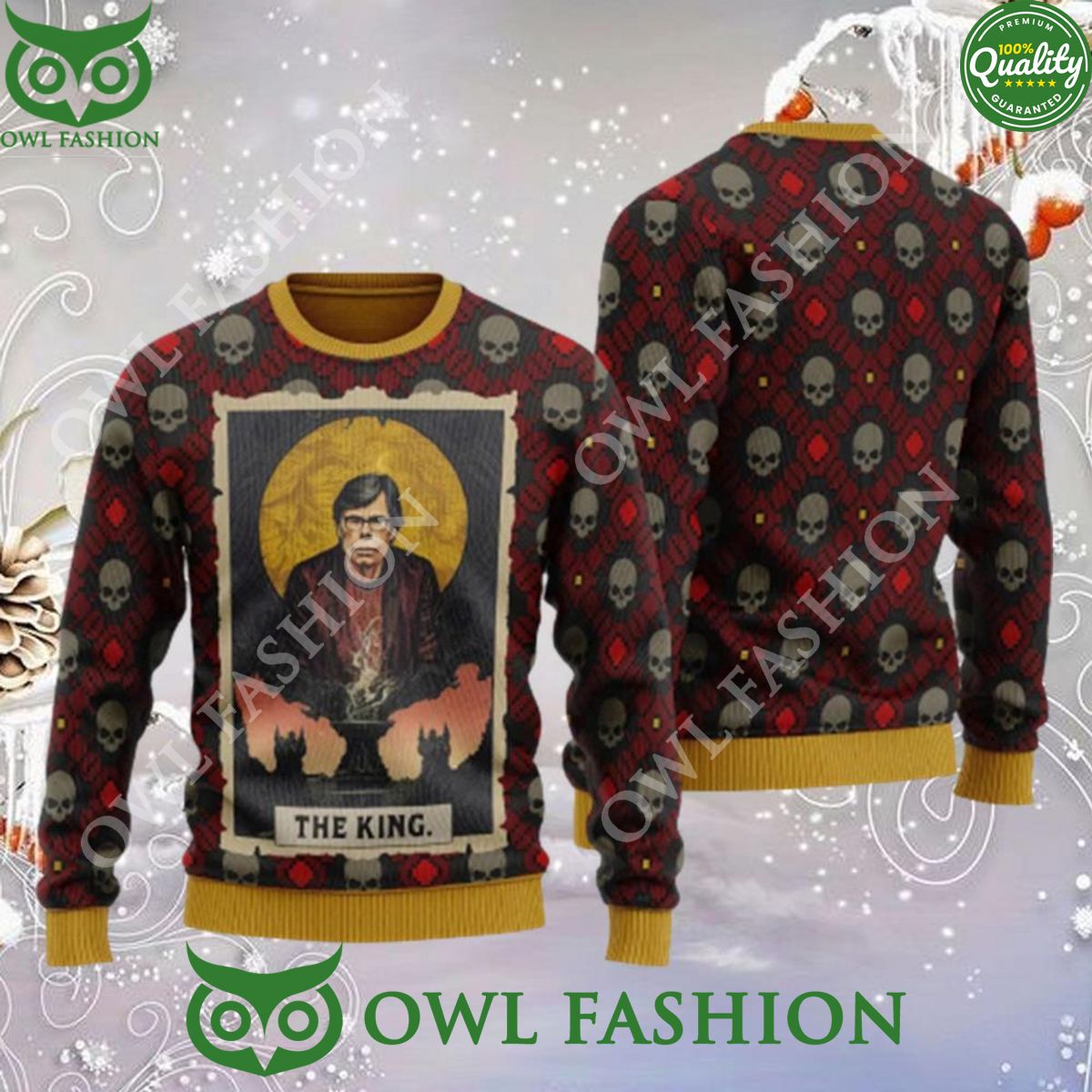 Saint Stephen King Unisex Ugly Christmas Sweater