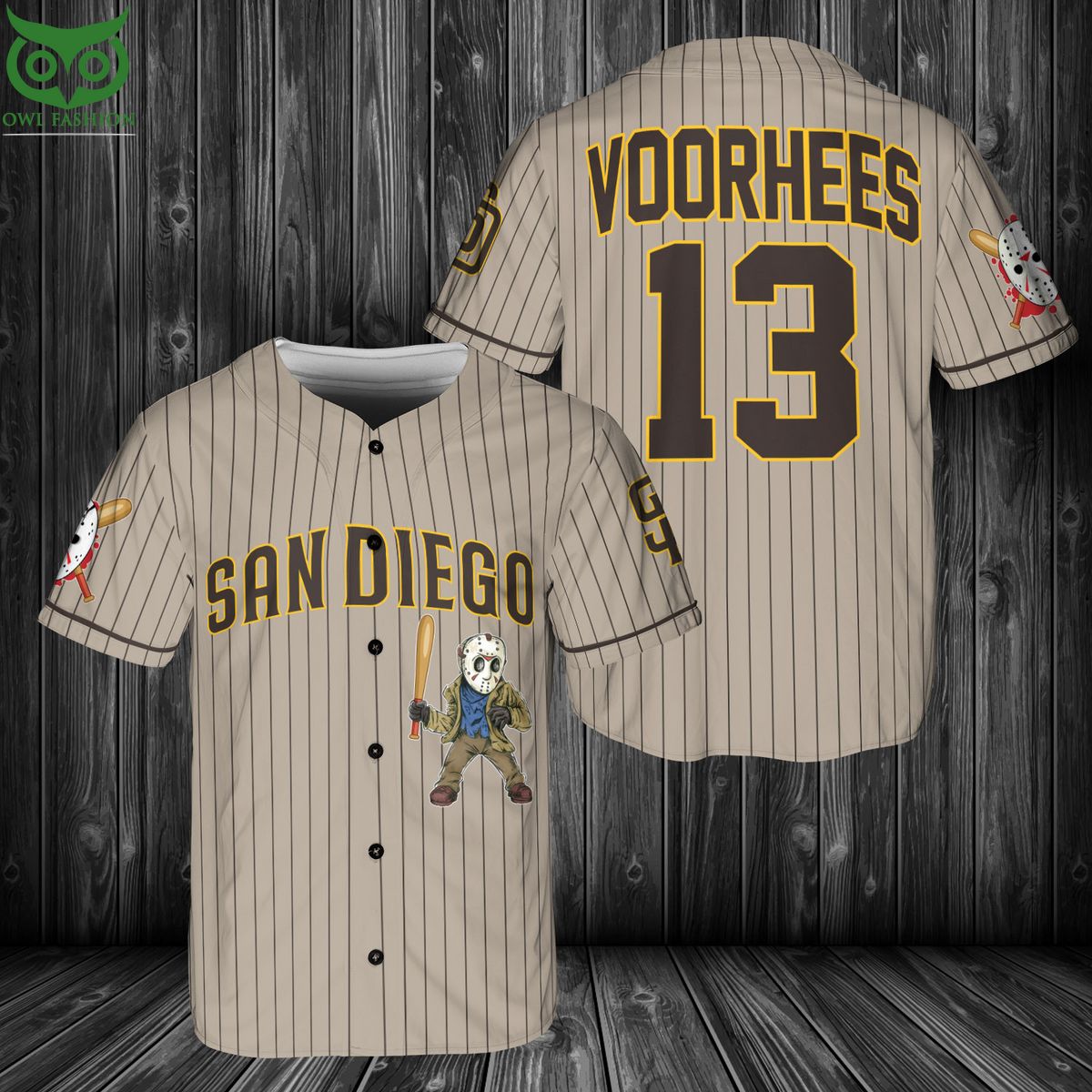 San Diego Padres Jason Voorhees Baseball Jersey Shirt