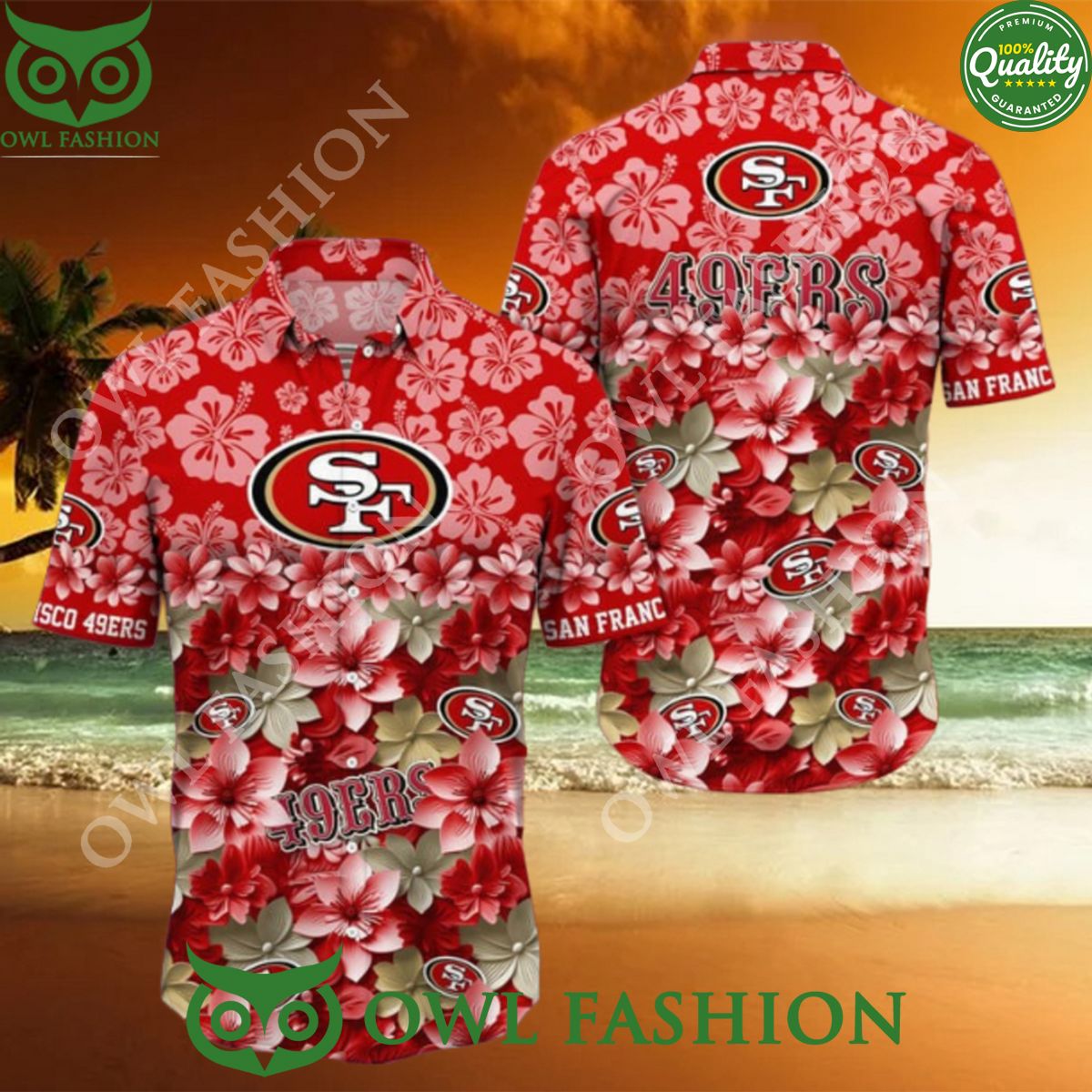 San Francisco 49ers NFL Floral Hawaiian Shirt Trending Summer