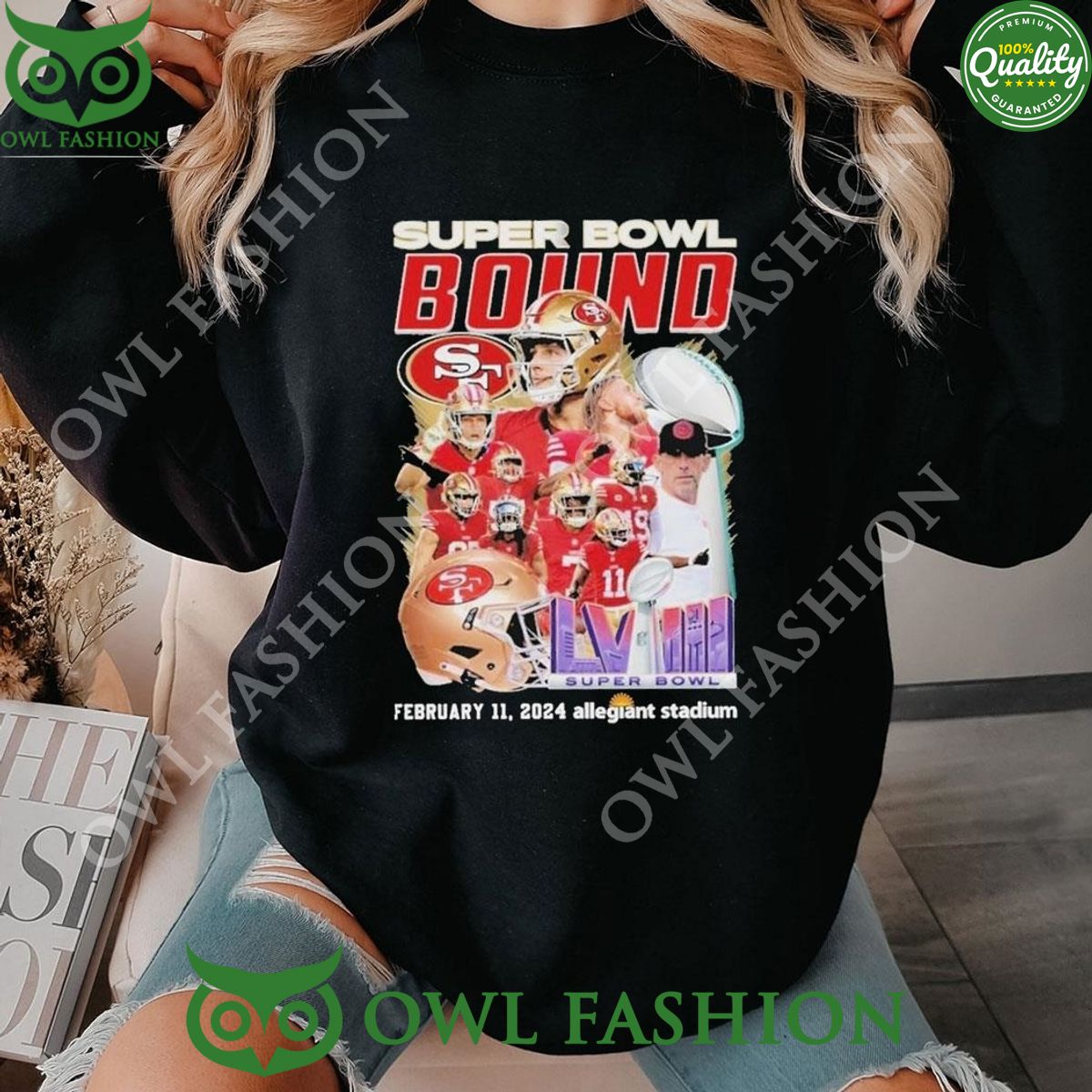 San Francisco 49ers Super Bowl 2024 T-shirt Hoodie