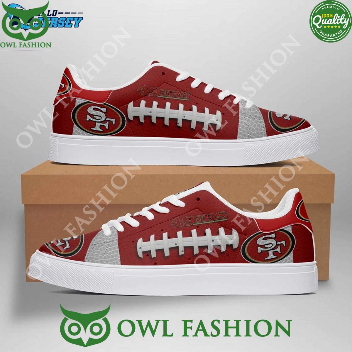San Francisco 49ers US Style Stan Smith NFL Sneakers