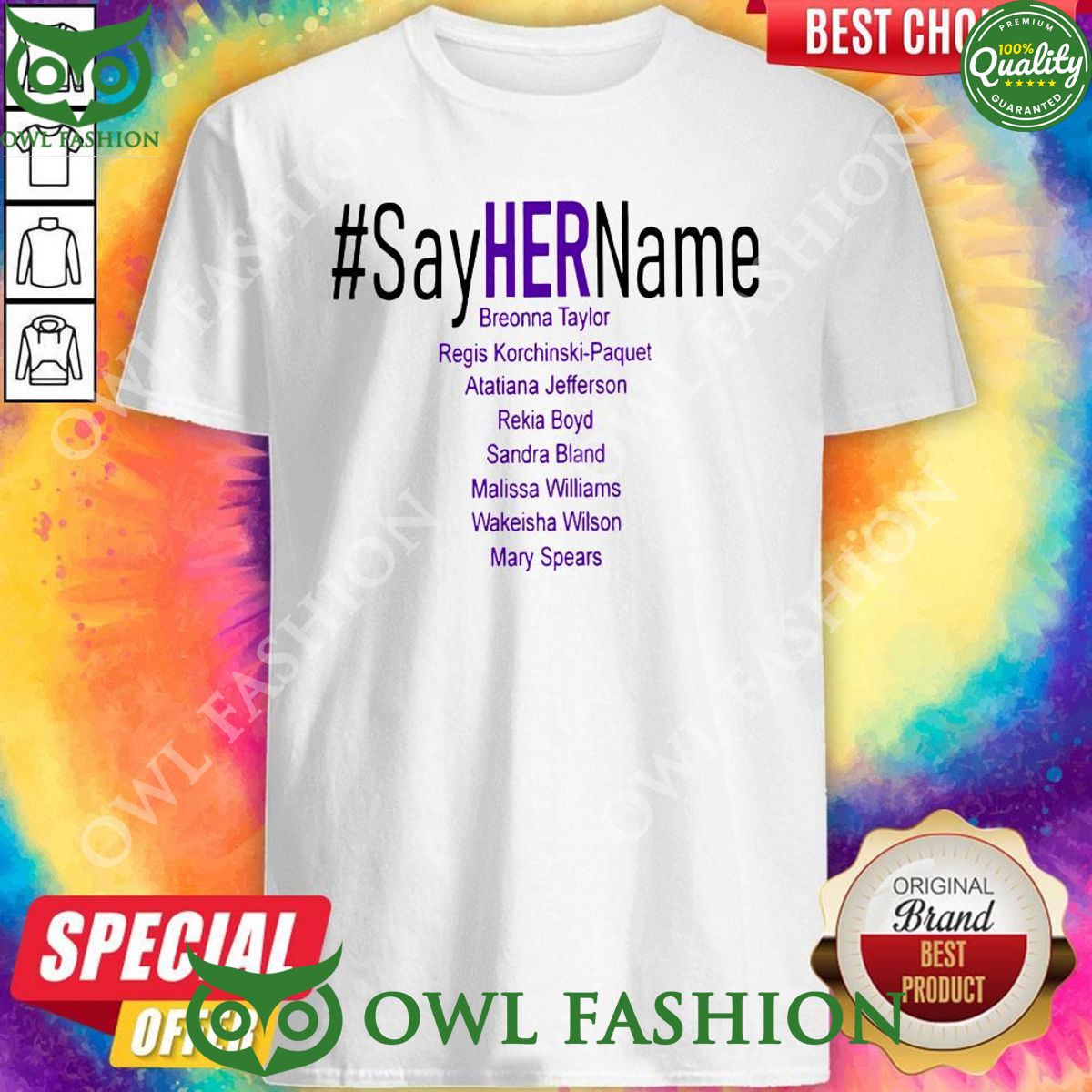 Sayhername Breonna Taylor Mary Spears Shirt Classic Shirt