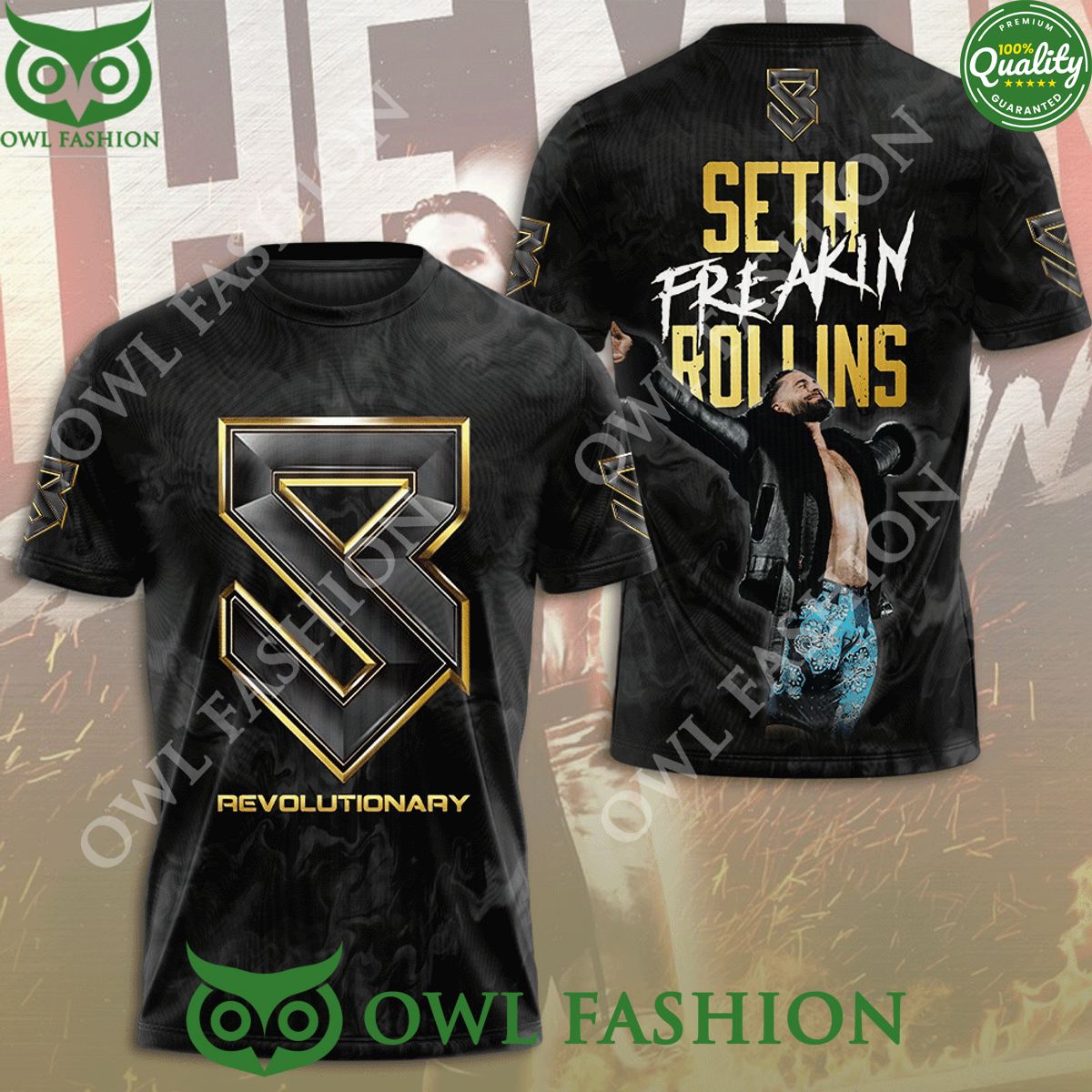 Seth Rollins Freaking Revolutionary t shirt