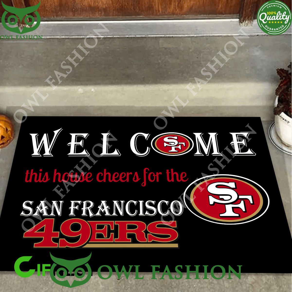 SF49 NFC West Champion Welcome House Doormat