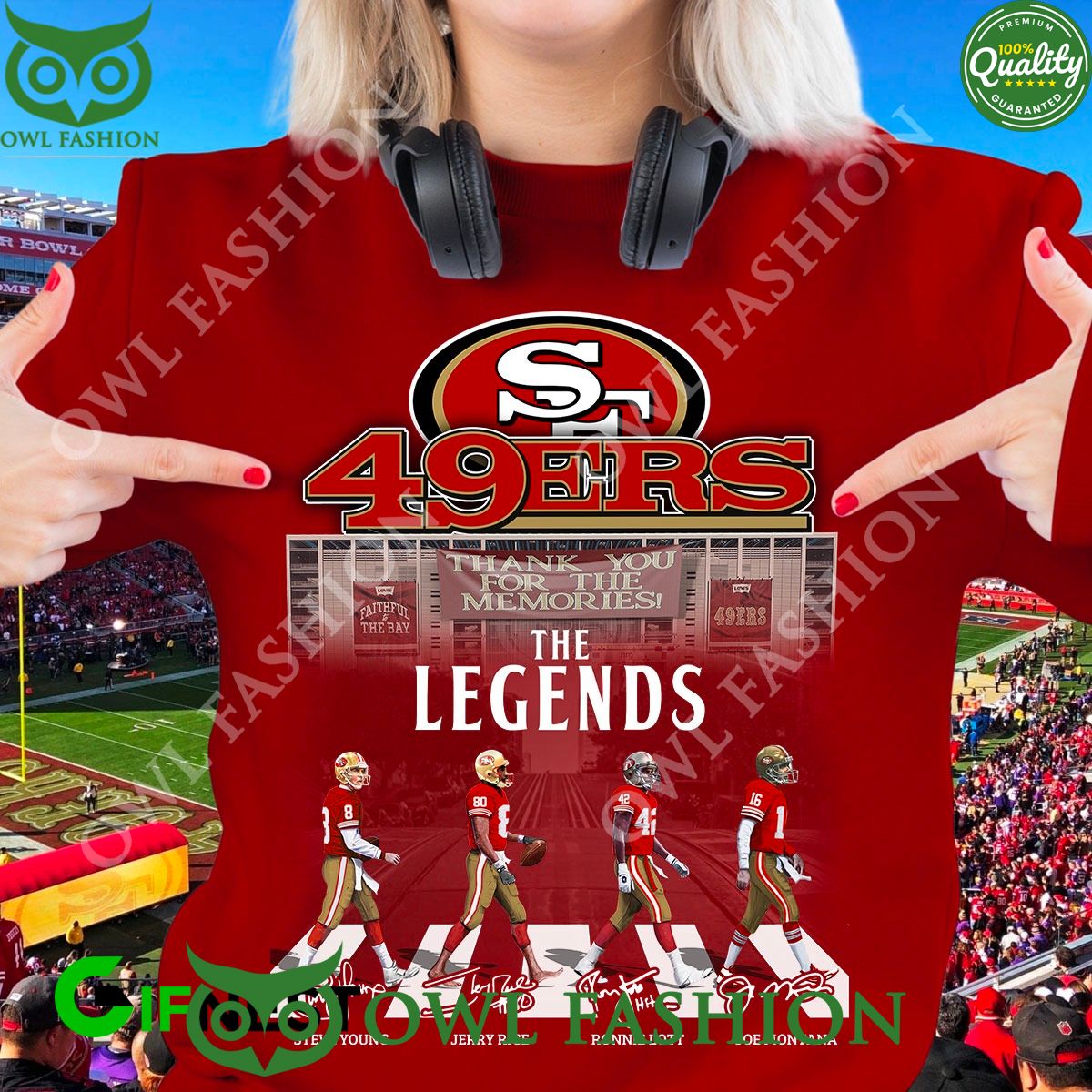 SF49 The Legends Thank you for the memories 3D Sweatshirt