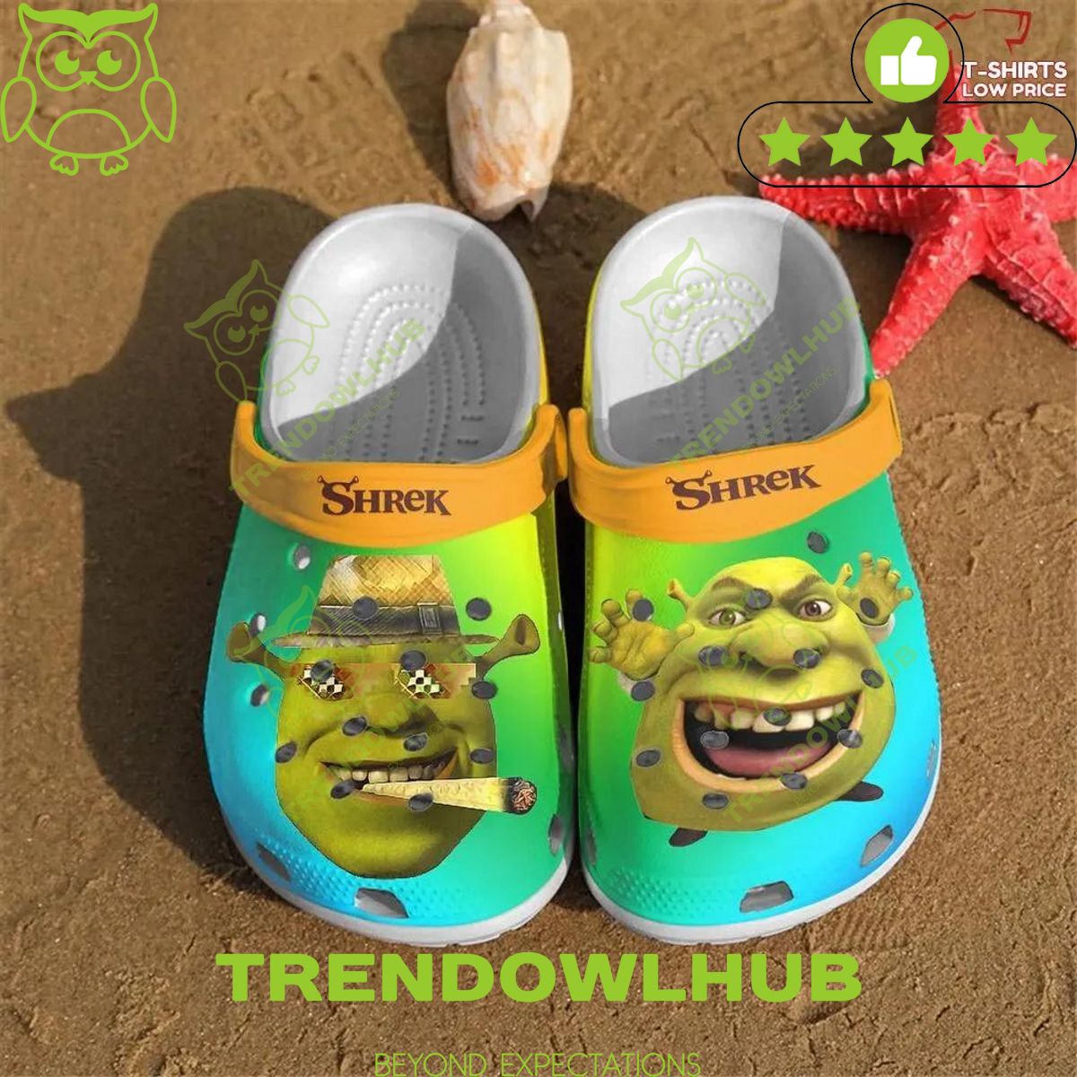 Shrek Beach Vibe Hawaii Limited crocs