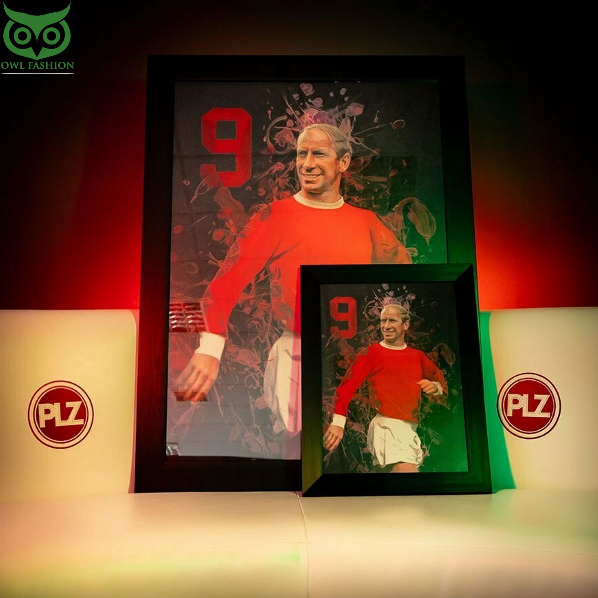 Sir Bobby Charlton Thanks for being in Manchester United Poster
