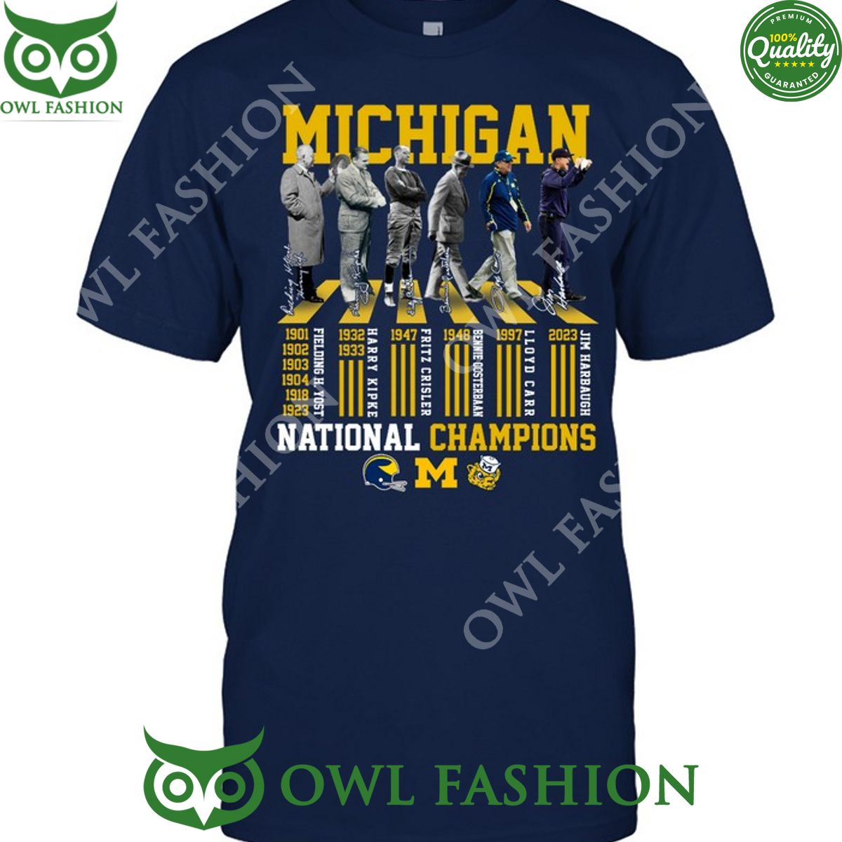 Six Legend Coaches of Michigan Wolverines Jim Harbaugh 2023 t shirt