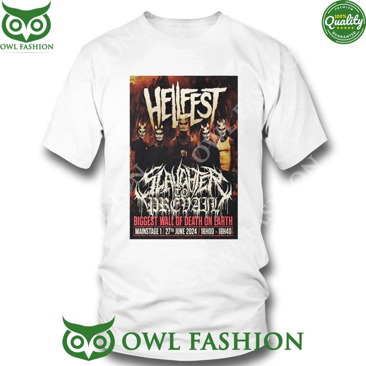 Slaughter To Prevail Hellfest June 27 2024 Poster Shirt Hoodie