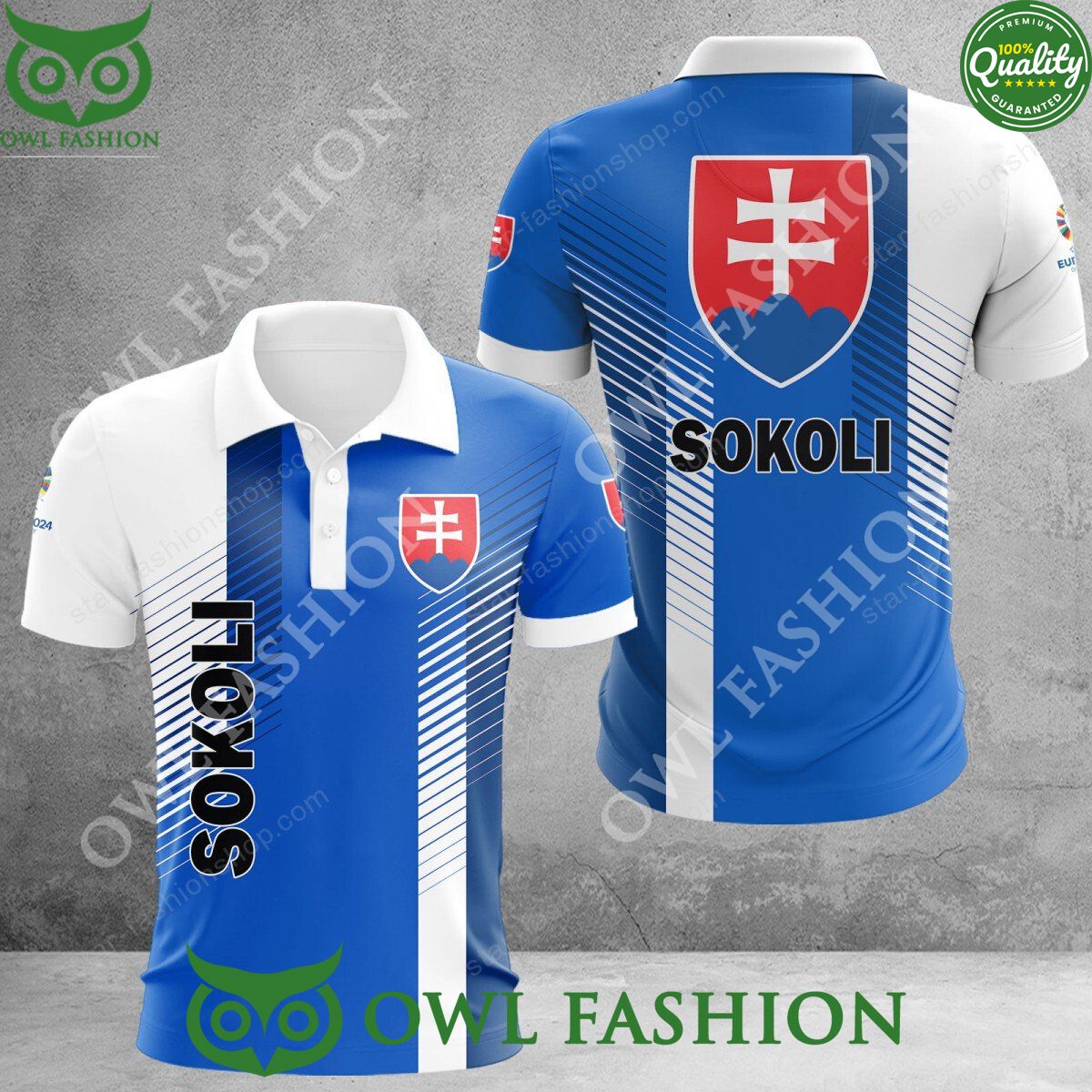 Slovakia national football team Logo Black White Red 3D Shirt Printed