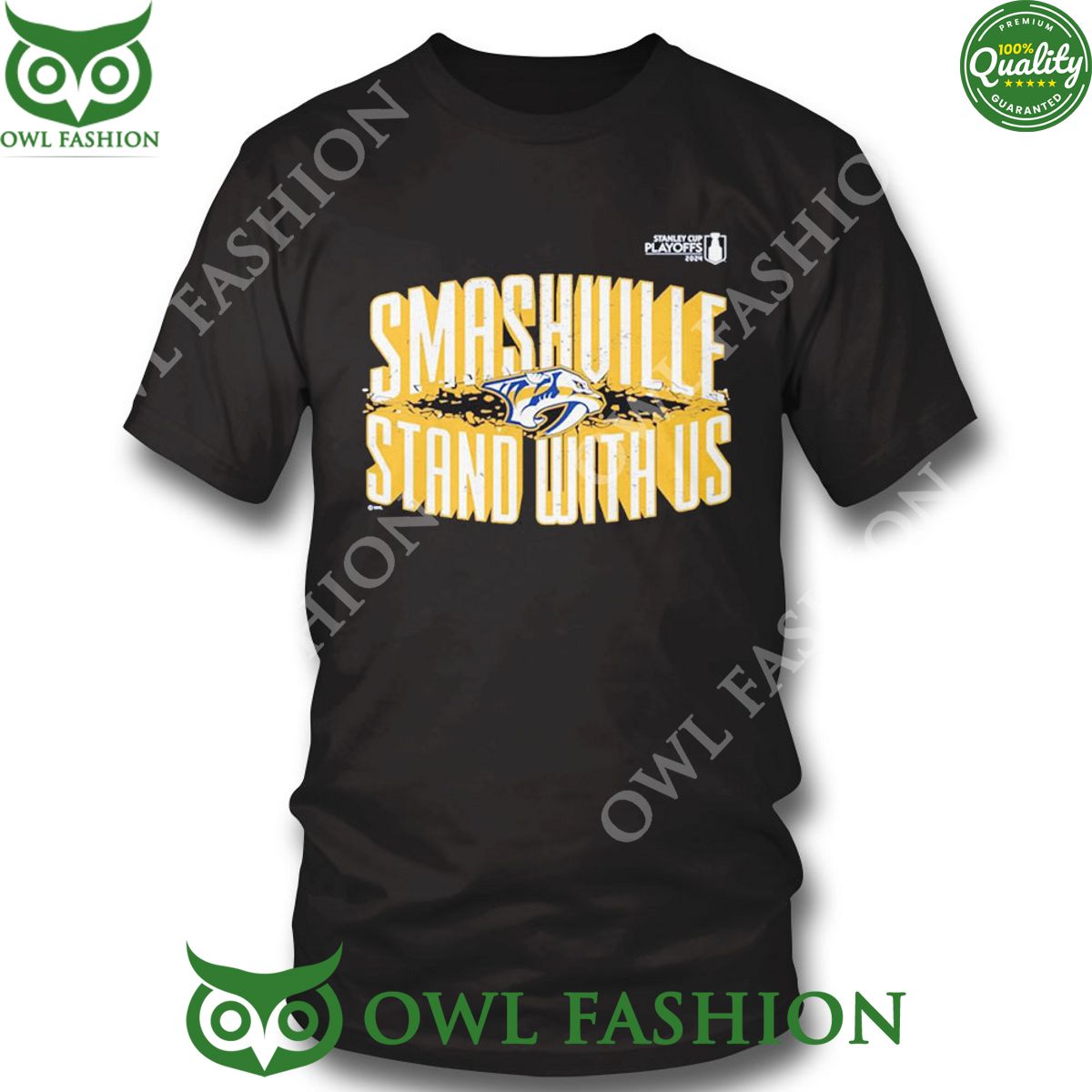 Smashville Stand With Us Nashville Predators 2024 Stanley Cup Shirt Hoodie