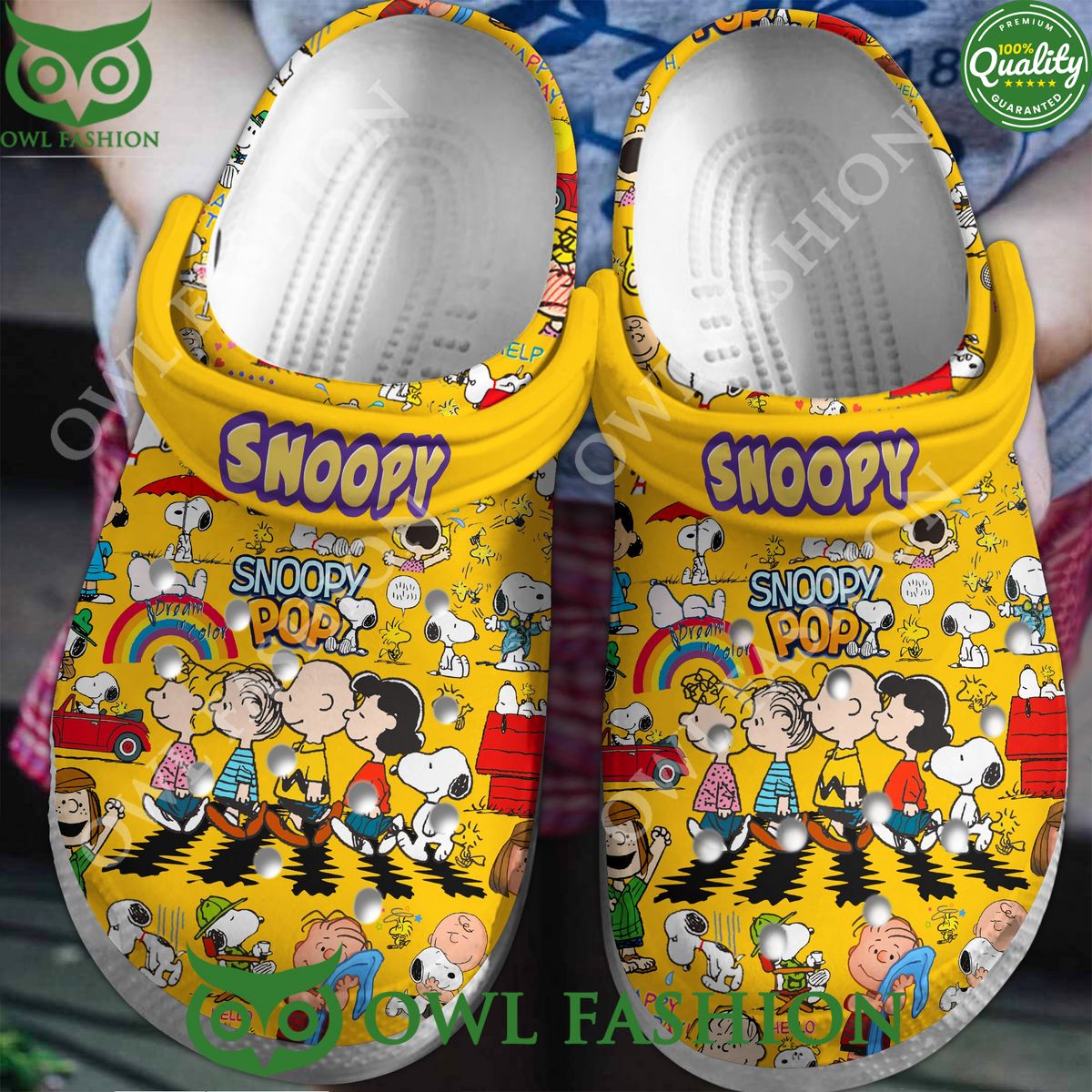 Snoopy Peanuts Pop Hot Crocs