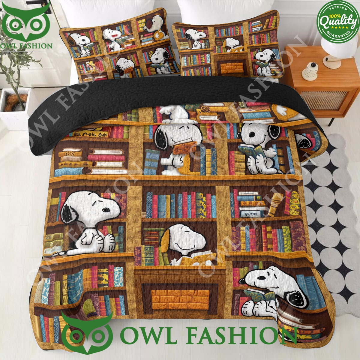 Snoopy The Peanuts Movie x Reading 2024 Quilt Bedding Set