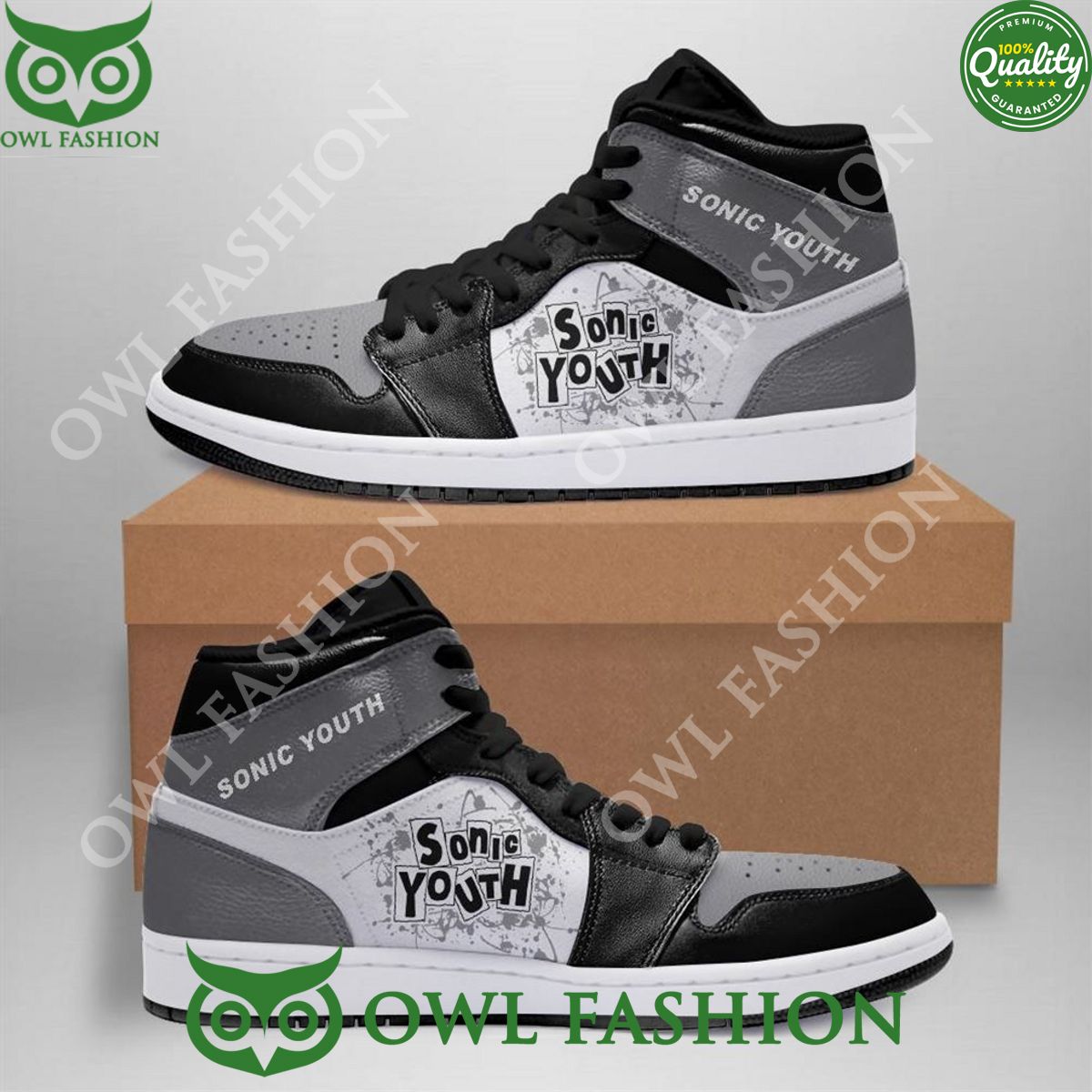 Sonic Youth Rock Band Music Air Jordan Sneaker Boots Shoes