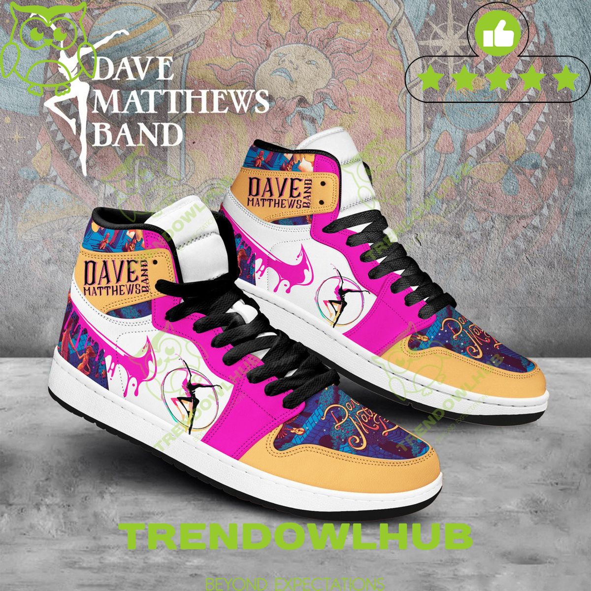 Stand up Crash Dave Matthews Band Album rock Air Jordan Sneaker