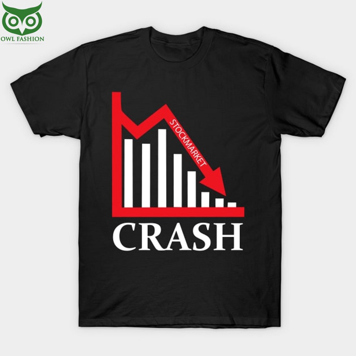 Stock market Crash T Shirt Big Short shop owl fashion