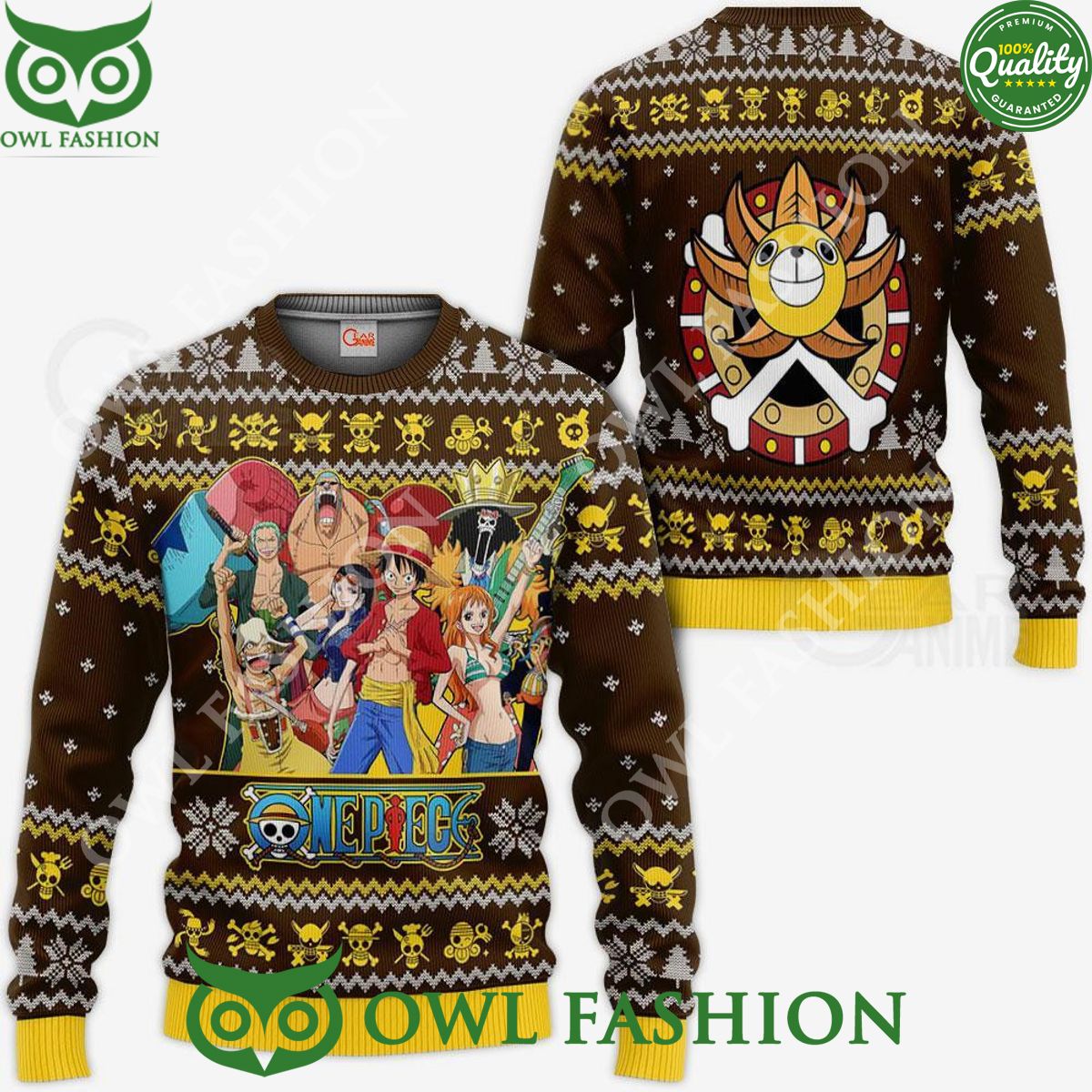 Straw Hat Pirates Ugly Christmas Sweater Xmas Gift Jumper