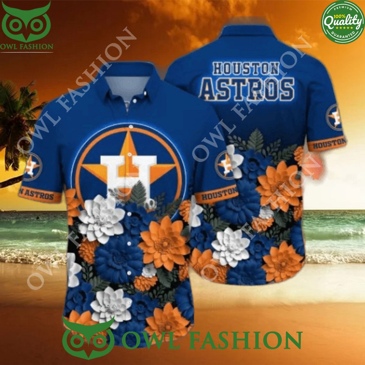 Summer Houston Astros MLB Flower Trending Hawaiian Shirt