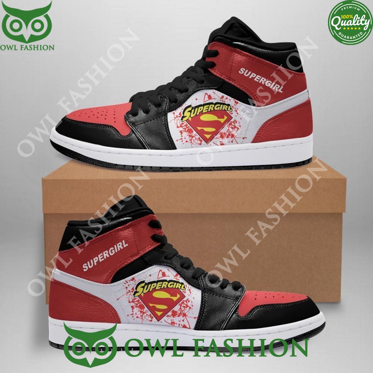 Supergirl DC Comics Air Jordan Sneakers Shoes Sport