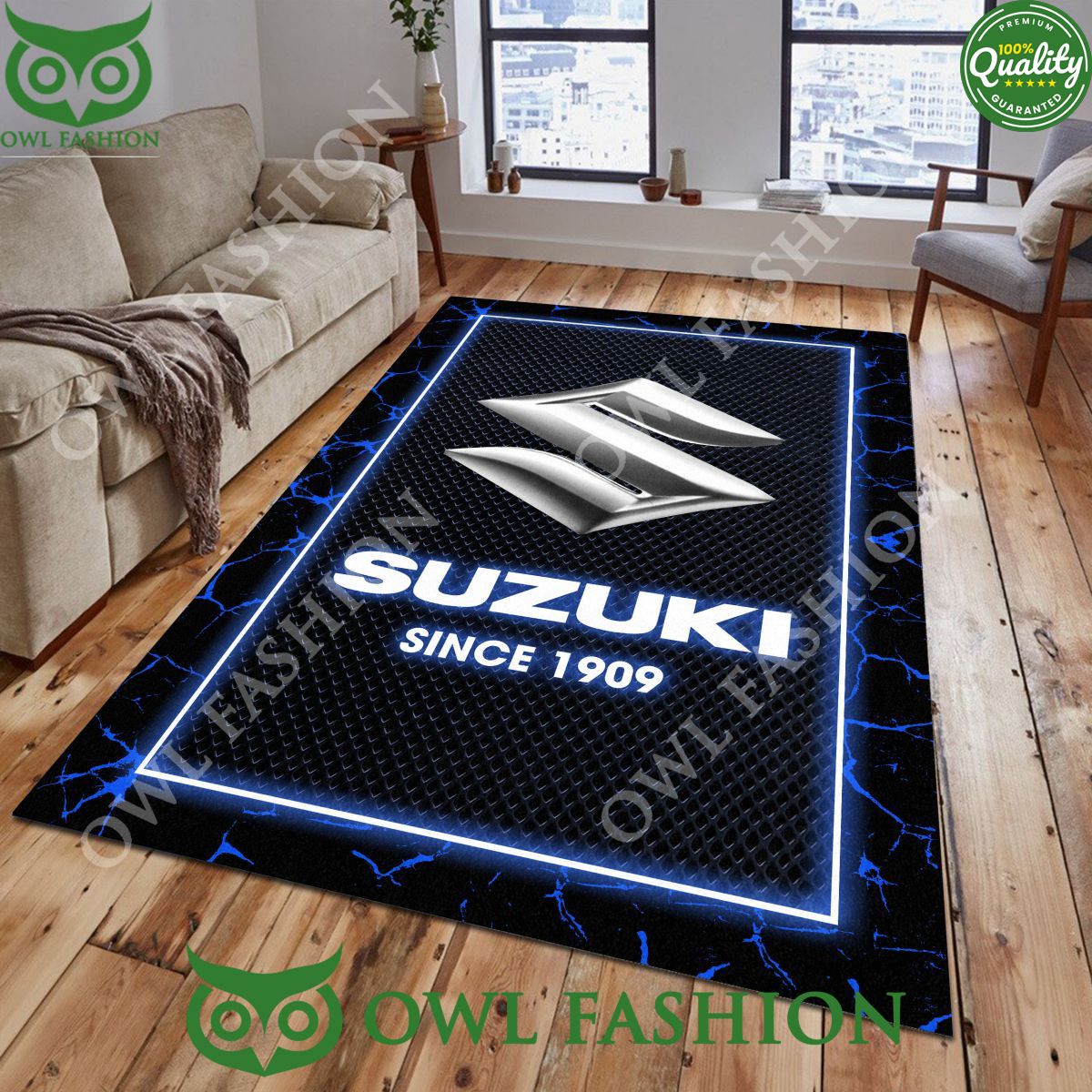 Suzuki Japanese Manufacturer Living Room Custom Color Carpet Rug