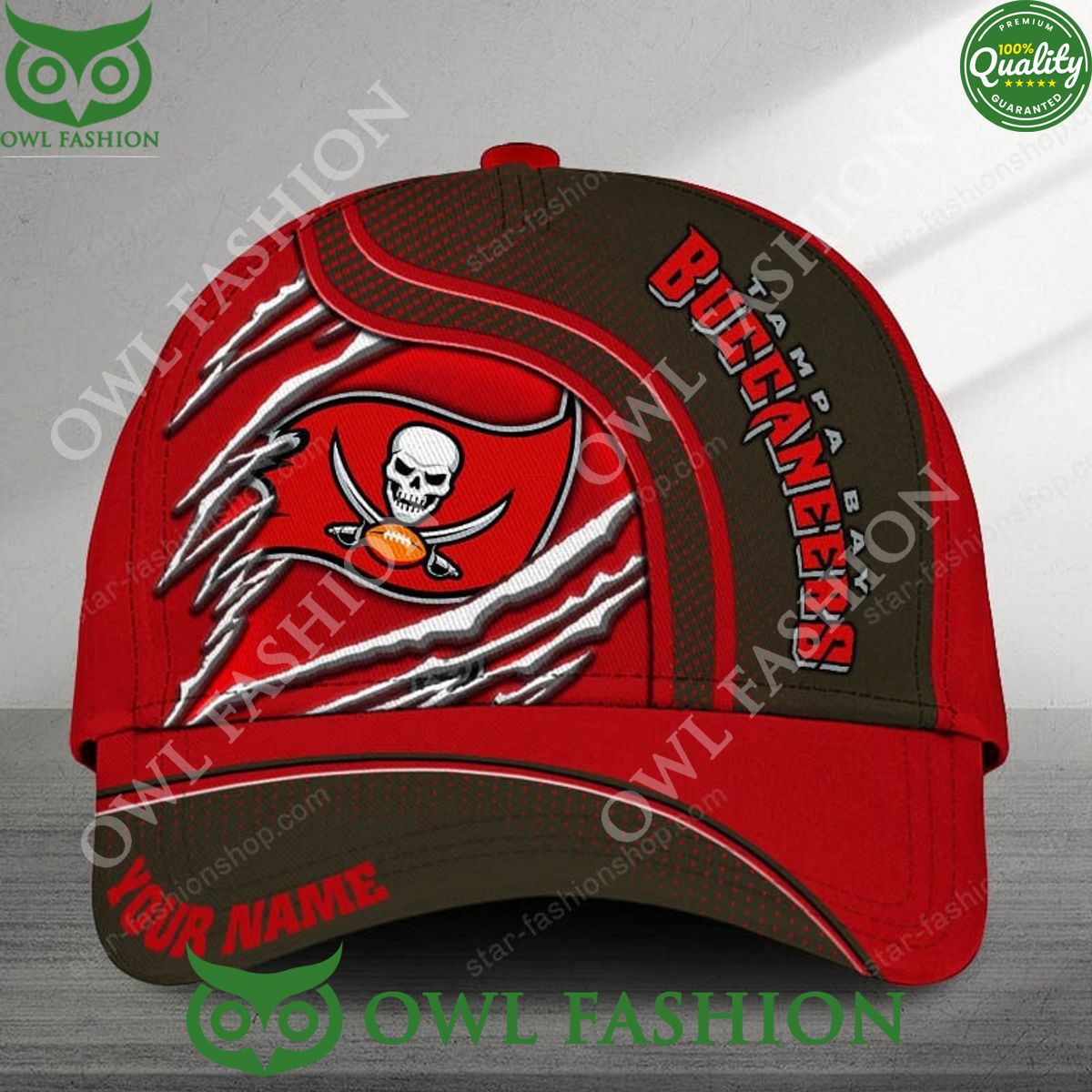 Tampa Bay Buccaneers NFL Team Custom Printed Cap