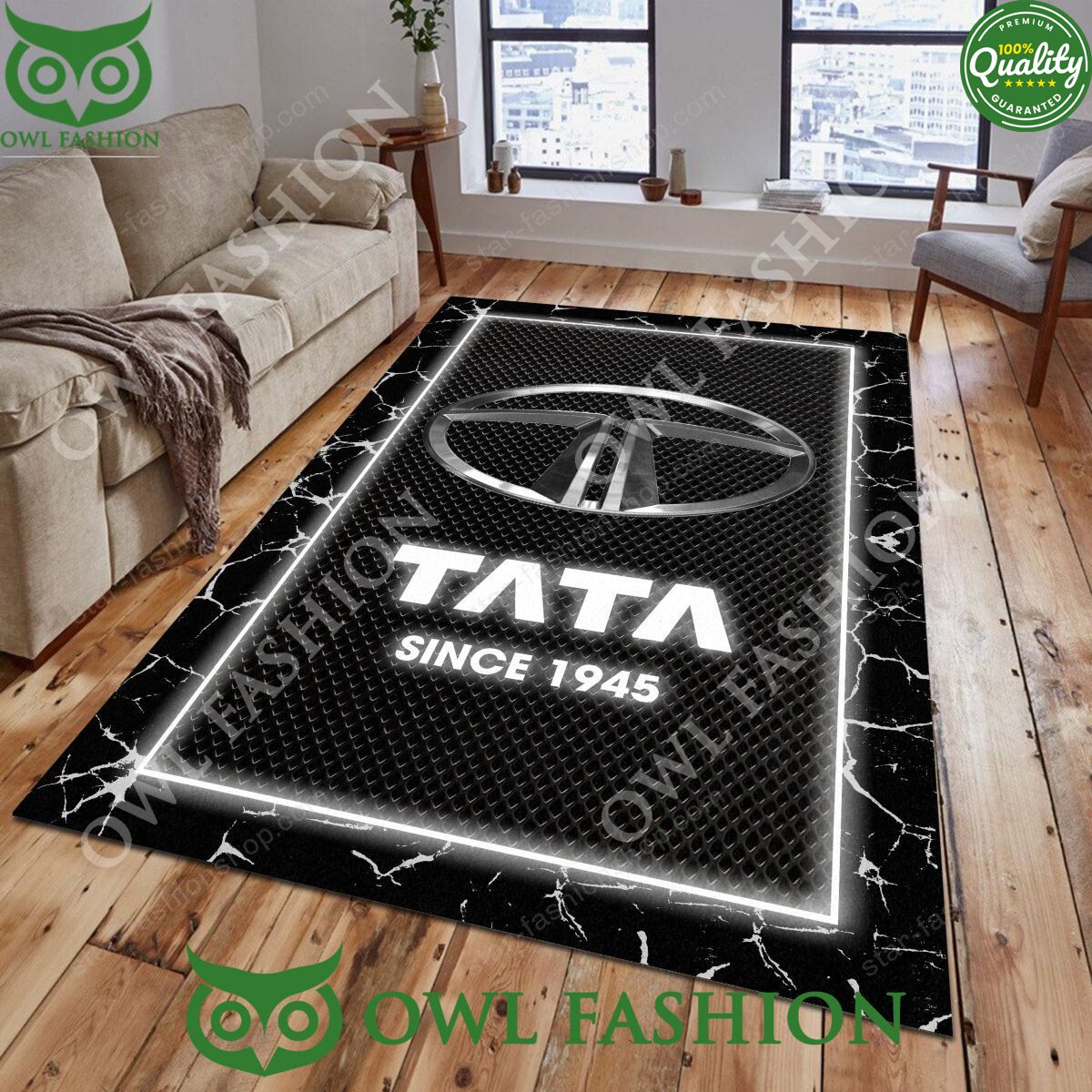 Tata Indian Multinational automotive Truck Carpet Rug 1945