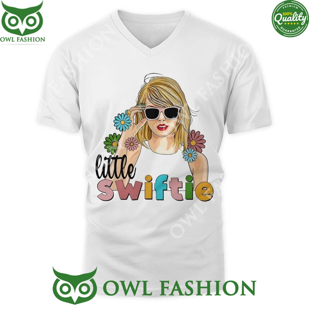 Taylor Swift Little Swiftie Fandom White T shirt