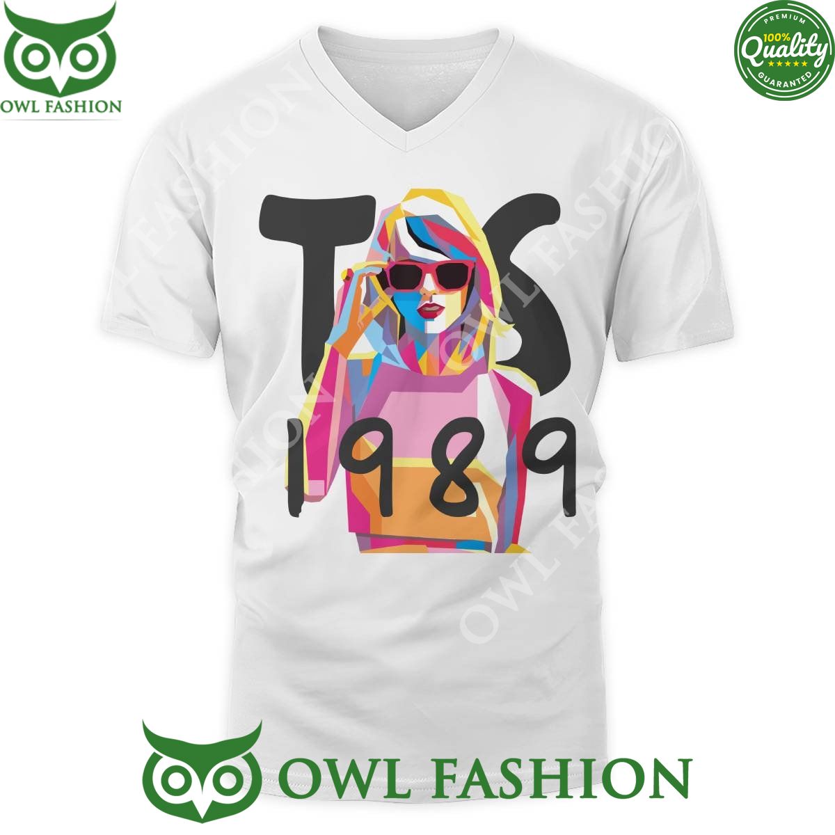 Taylor Swift TS 1989 Album White T shirt