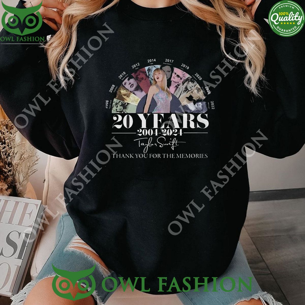 Taylor Thank You For The Memories 20 Year 2004 2024 Shirt Hoodie