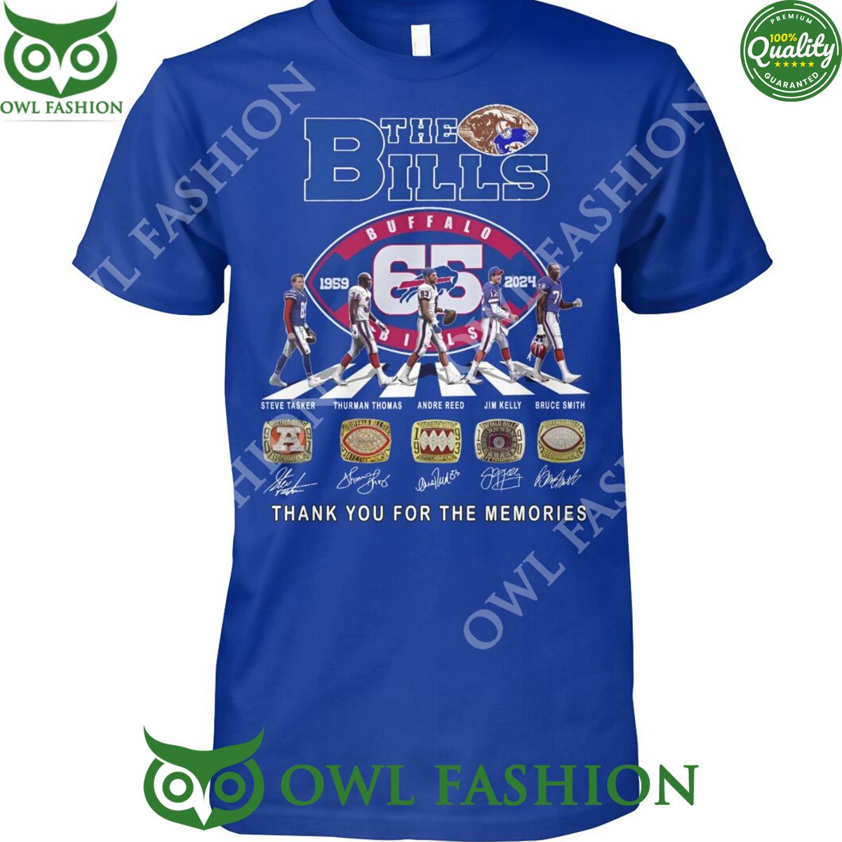 The Bills Thank you for the memories 1959 2024 65 years t shirt