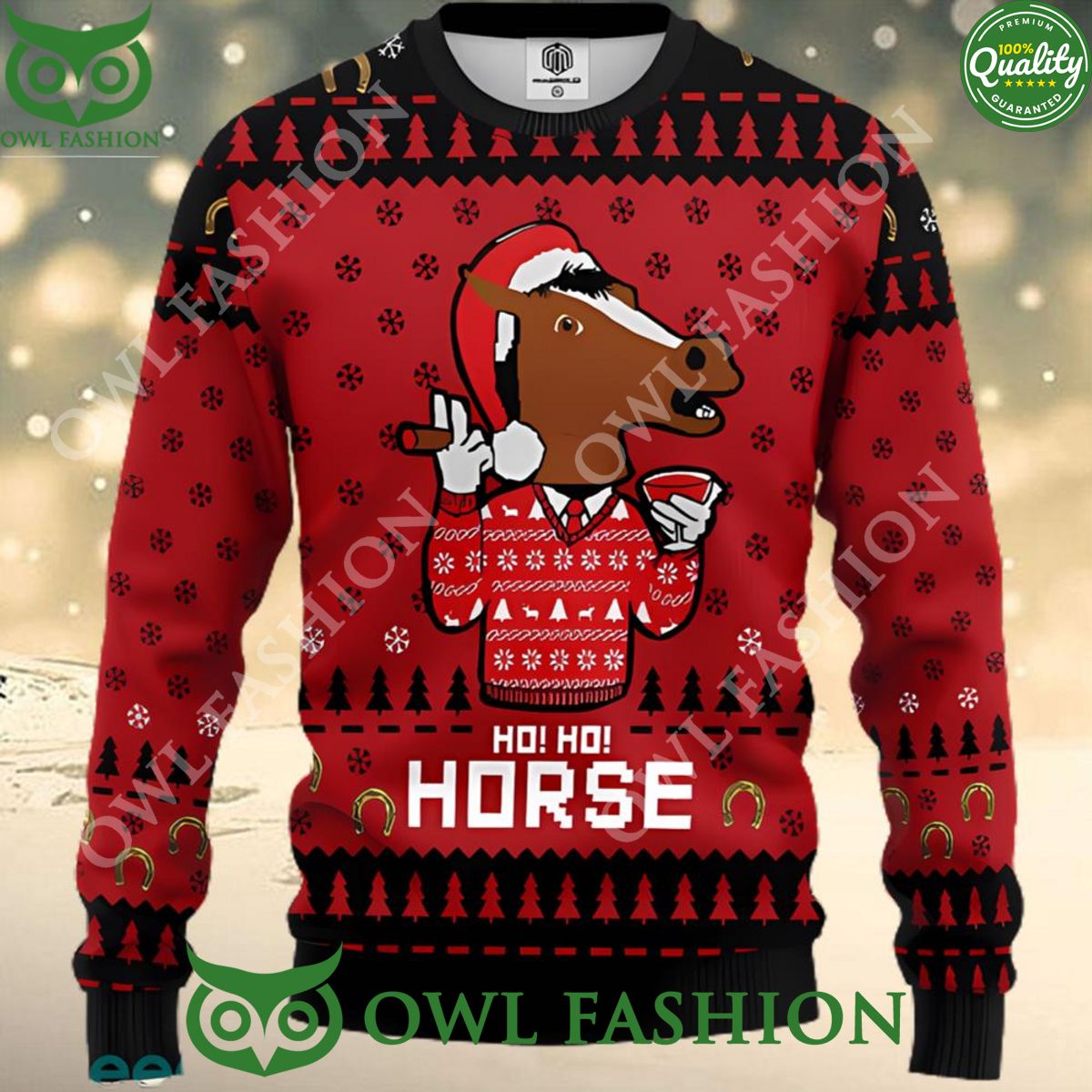 The Guardian Bojack Horseman Ugly Christmas Sweater Jumper