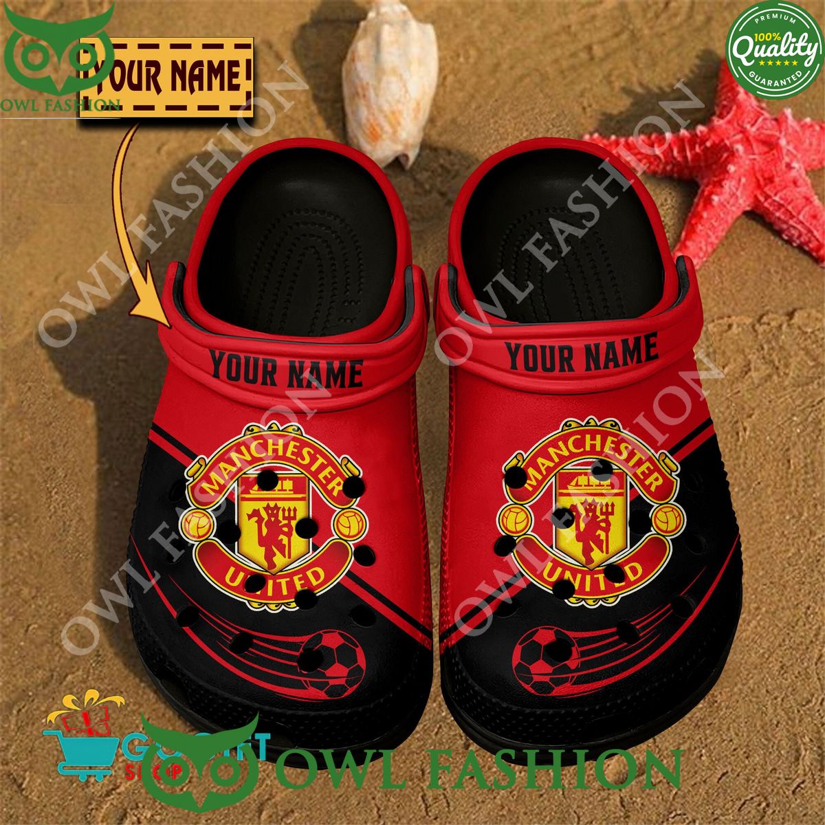 The Red Devils EPL Manchester United Personalized Crocs