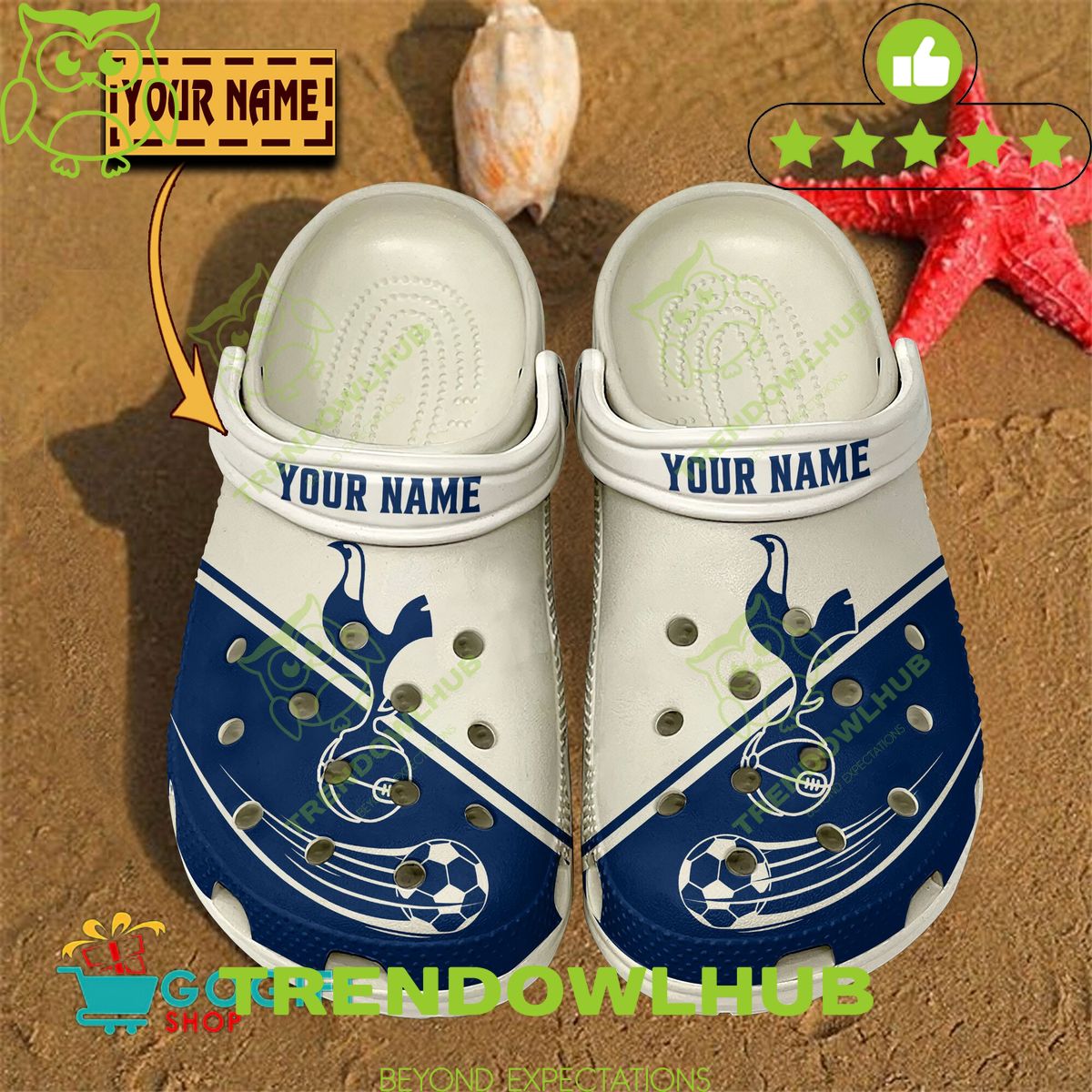 The Spurs EPL Champion Tottenham Hotspur F.C Custom Crocs