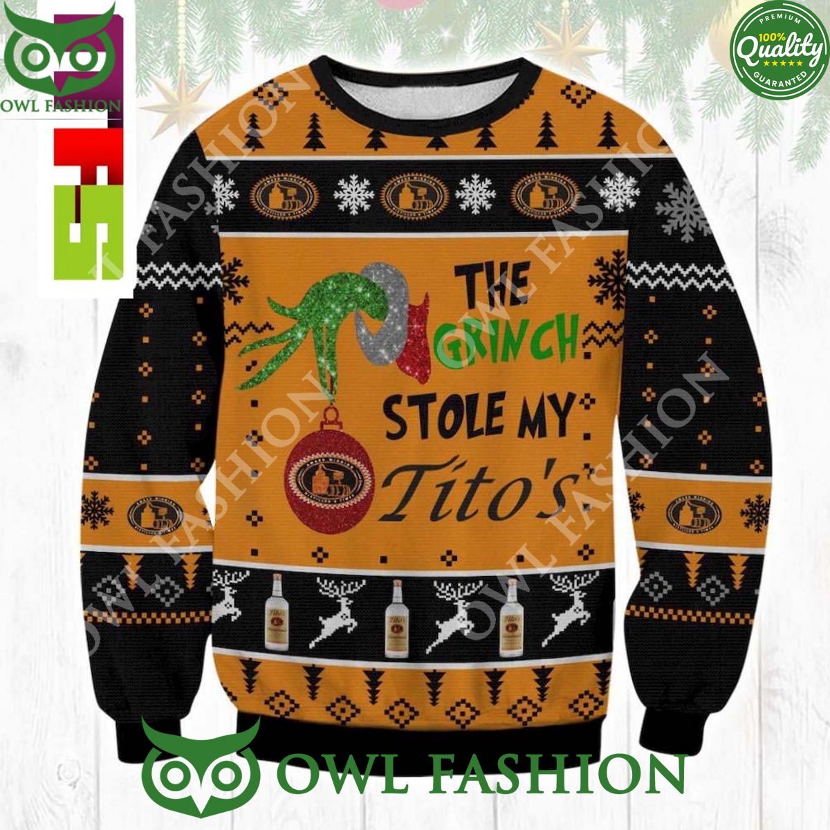 The Vintage How The Grinch Stole My Tito Christmas Ugly Sweater 2023
