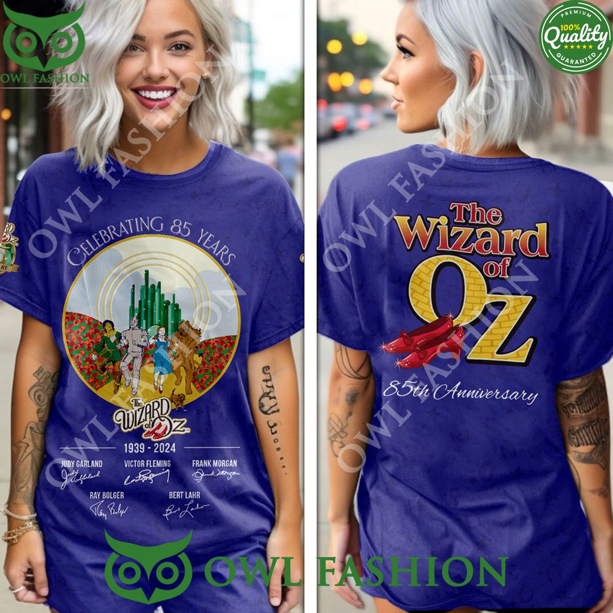 The Wizard Of Oz 85th Anniversary Blue 3D T shirt