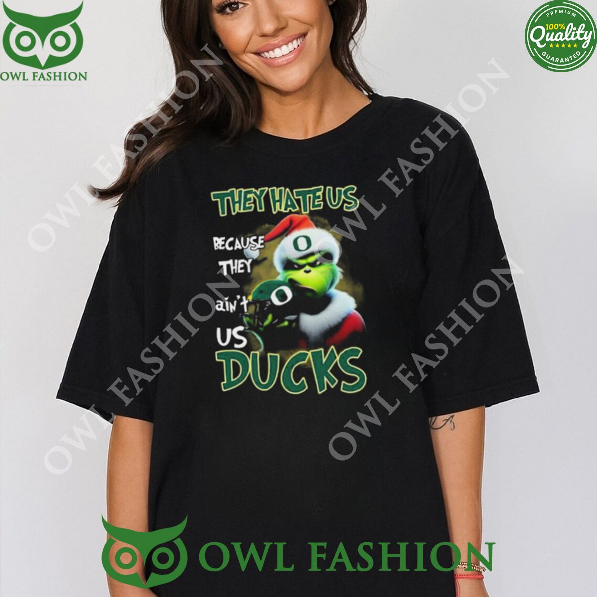 They Hate Us Because Ain’t Us Ducks Santa Grinch Christmas t Shirt