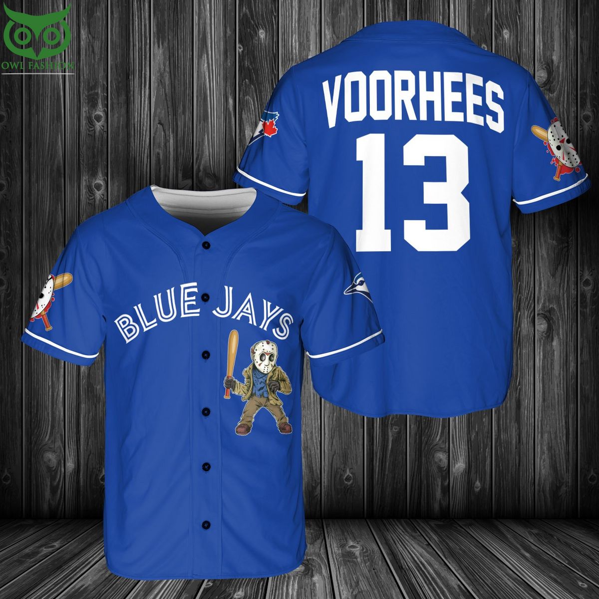 Toronto Blue Jays Jason Voorhees Baseball Jersey Shirt