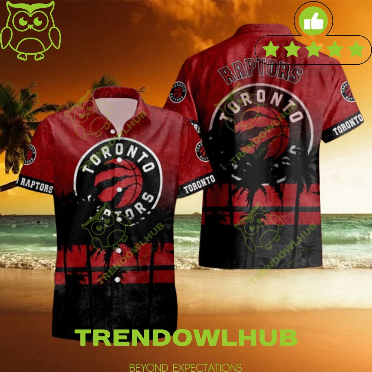 Toronto Raptors Hawaiian Shirt Trending Summer 2024