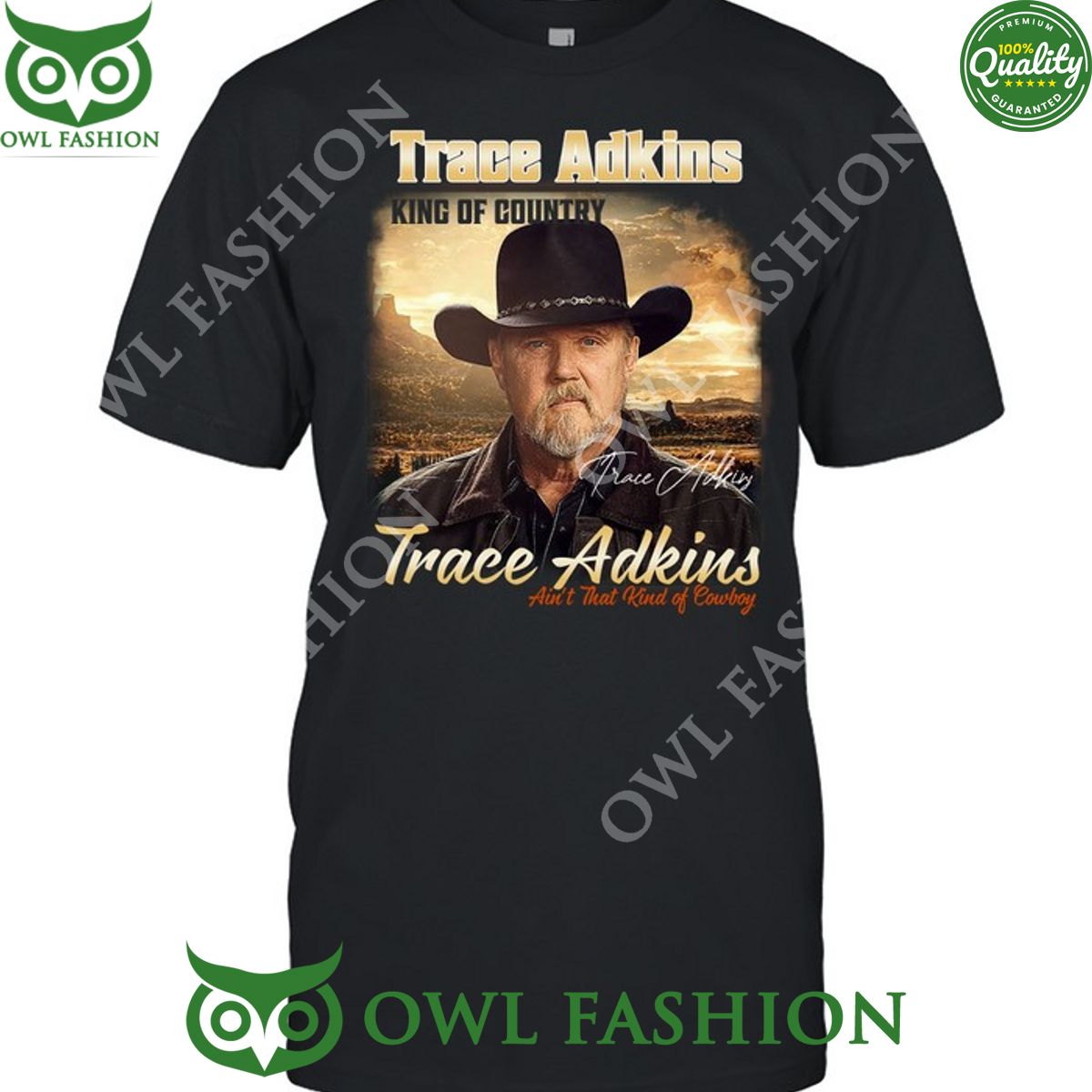 Trace Adkins King of Country American country music singer and actor t shirt