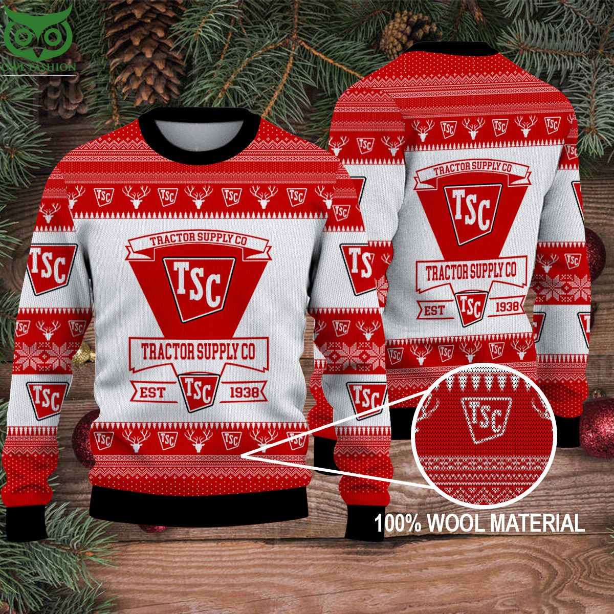 Tractor Supply Co Hot Ugly Sweater 