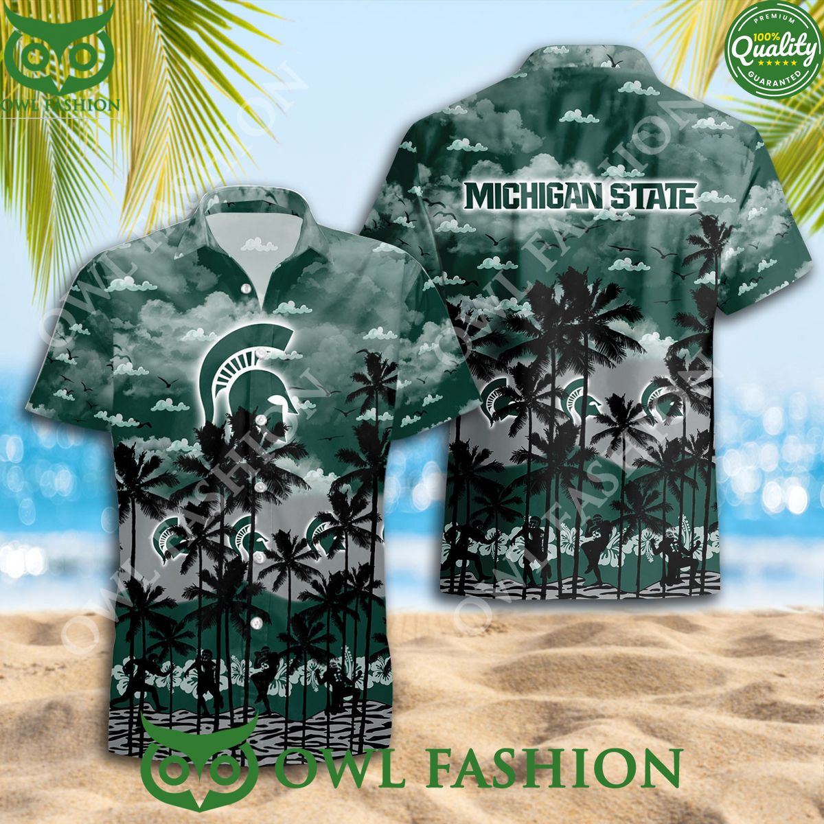 Trending 2024 Michigan State Spartans Summer Limited Version Hawaiian Shirt