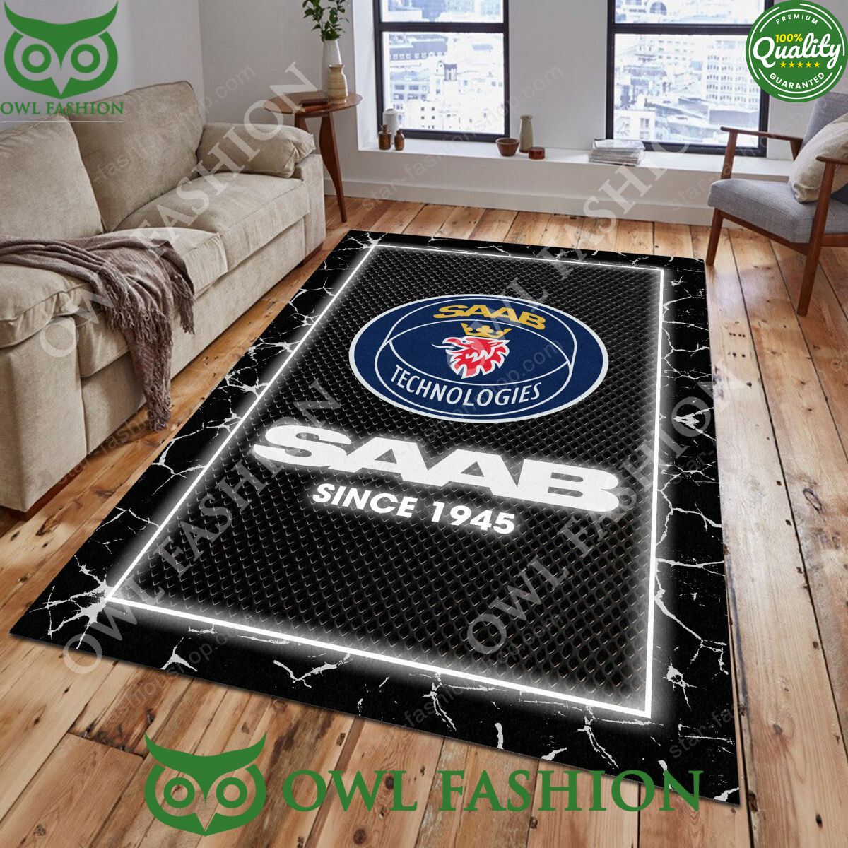 Trending 2024 Saab Automobile Lighting Living Room Rug Carpet