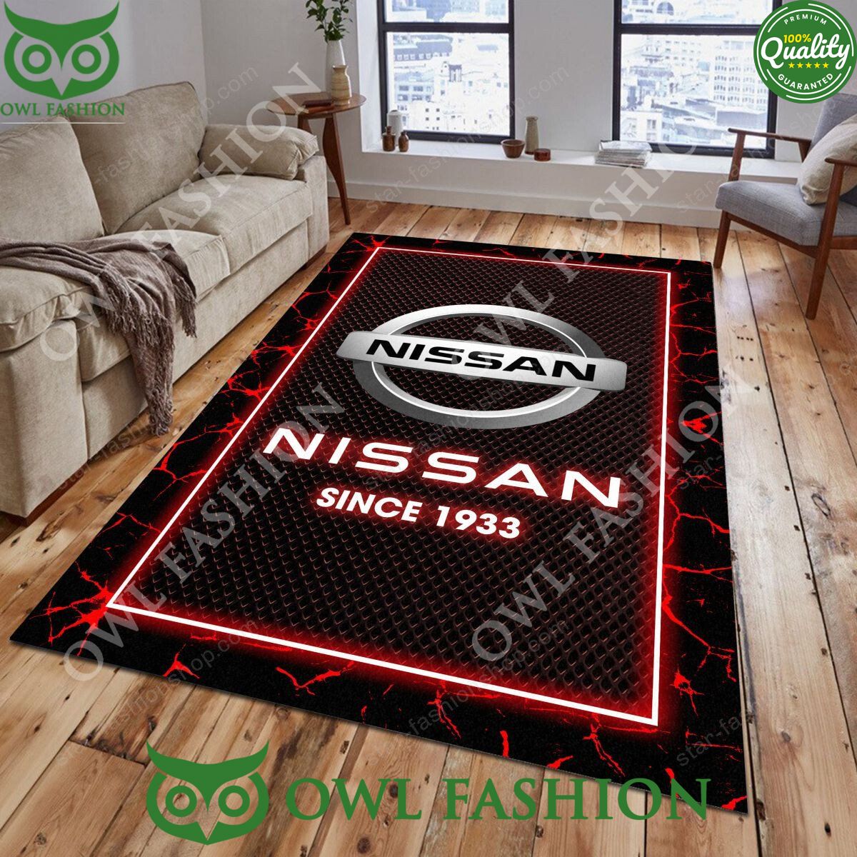 Trending Car Nissan Living Room Carpet Rug