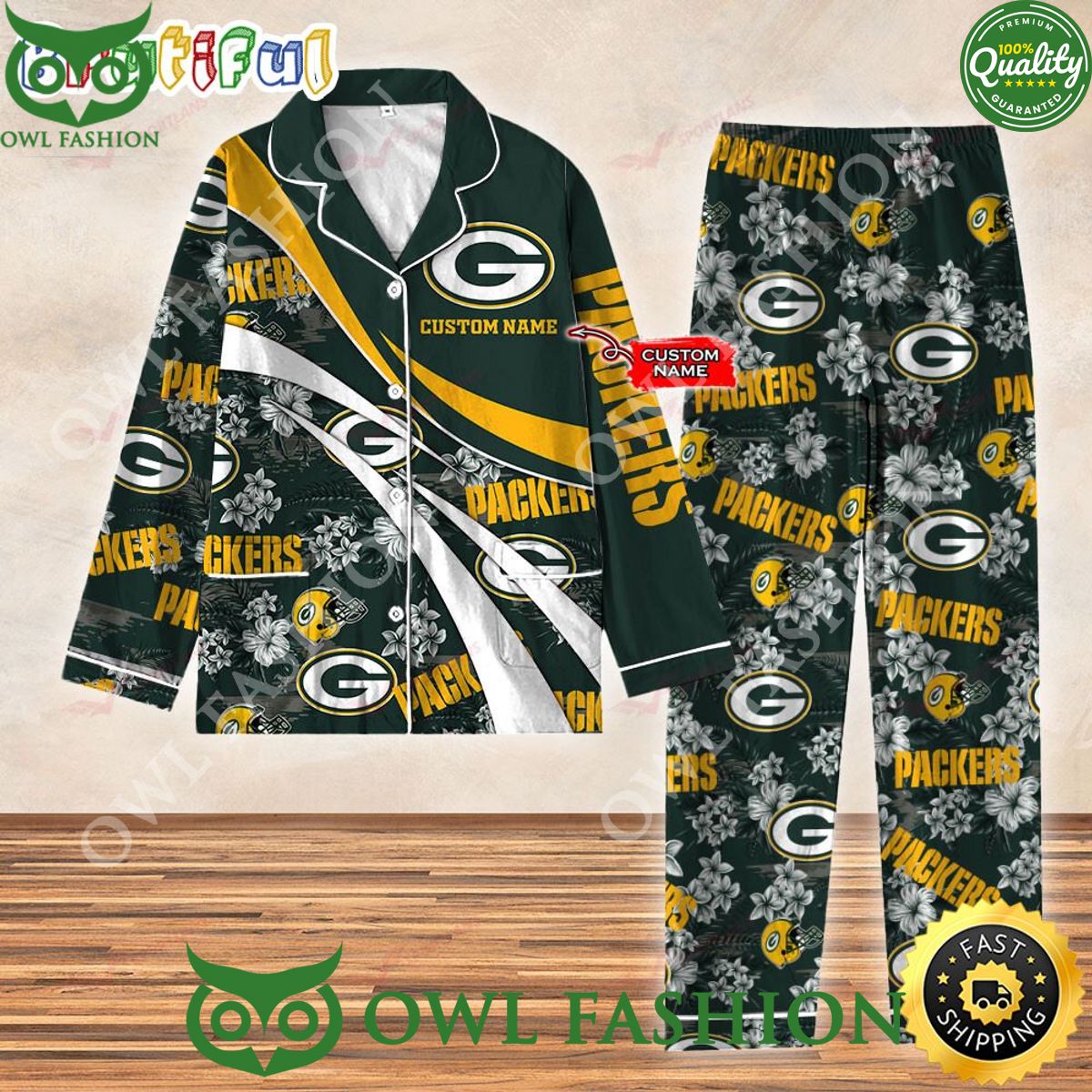 Trending Green Bay Packers NFL 3D Personalized Pajamas Set